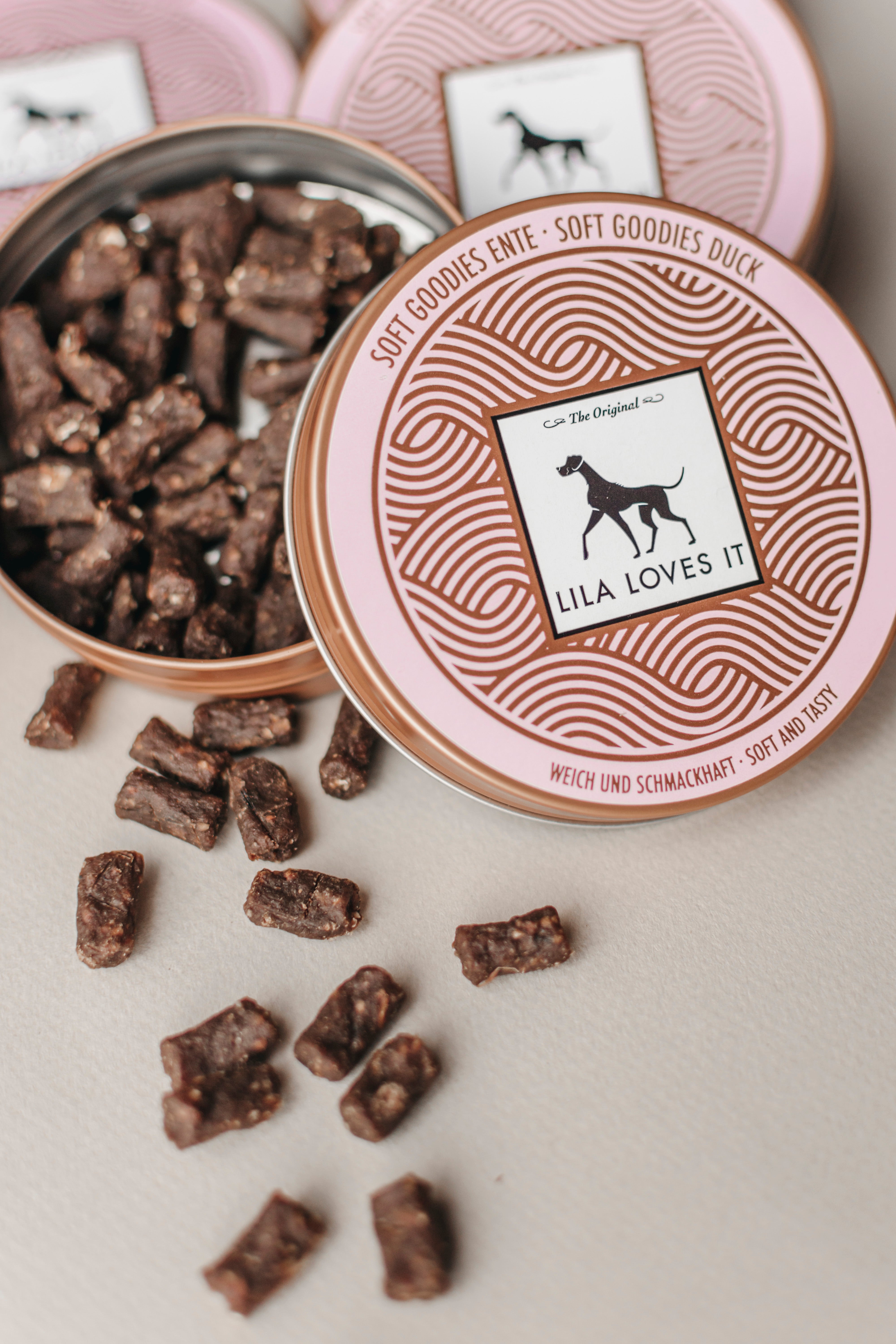 LILA LOVES IT Soft Goodies Ente Kekse fuer Hunde