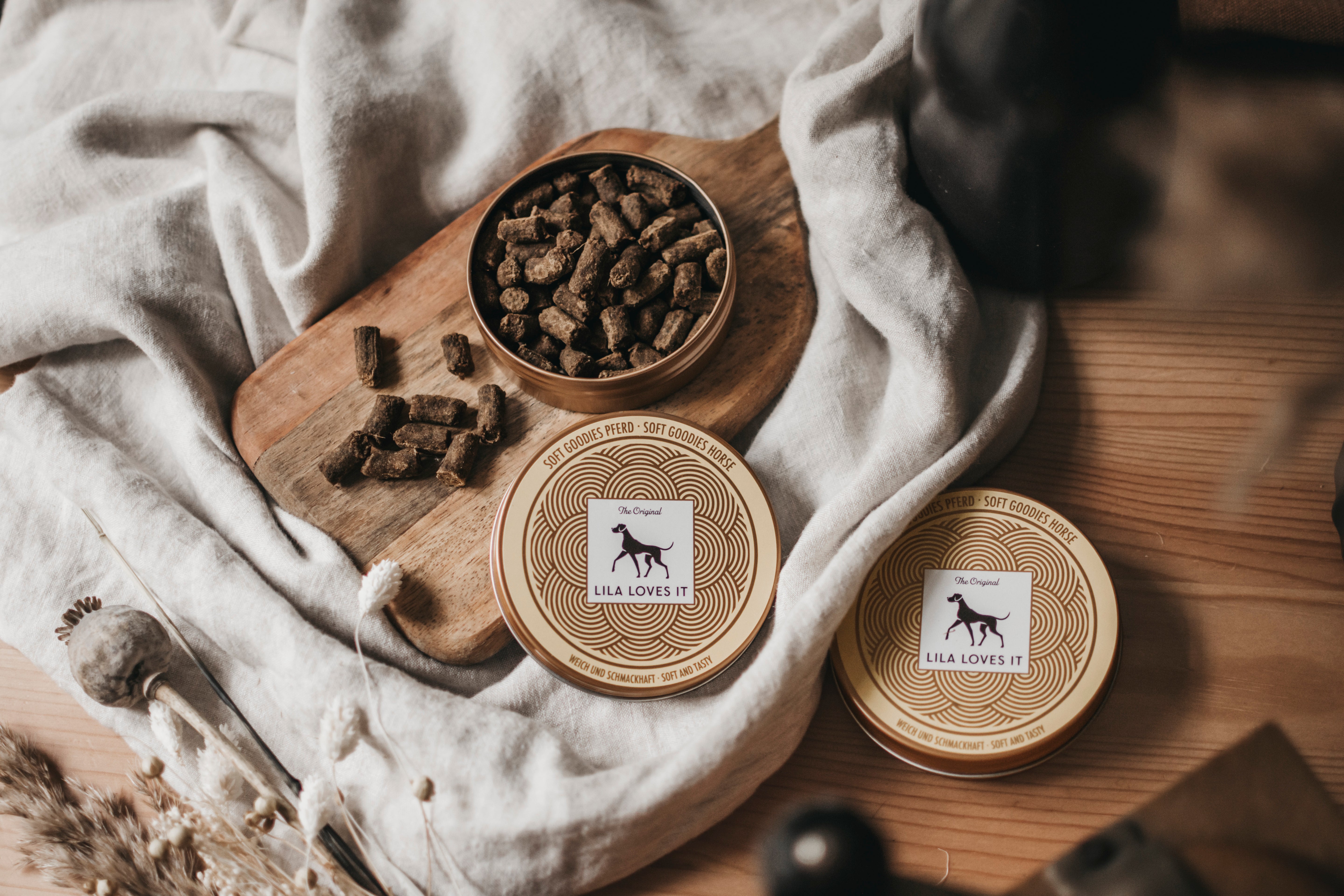 LILA LOVES IT Soft Goodies Pferd Hundeleckerli zum Verschenken