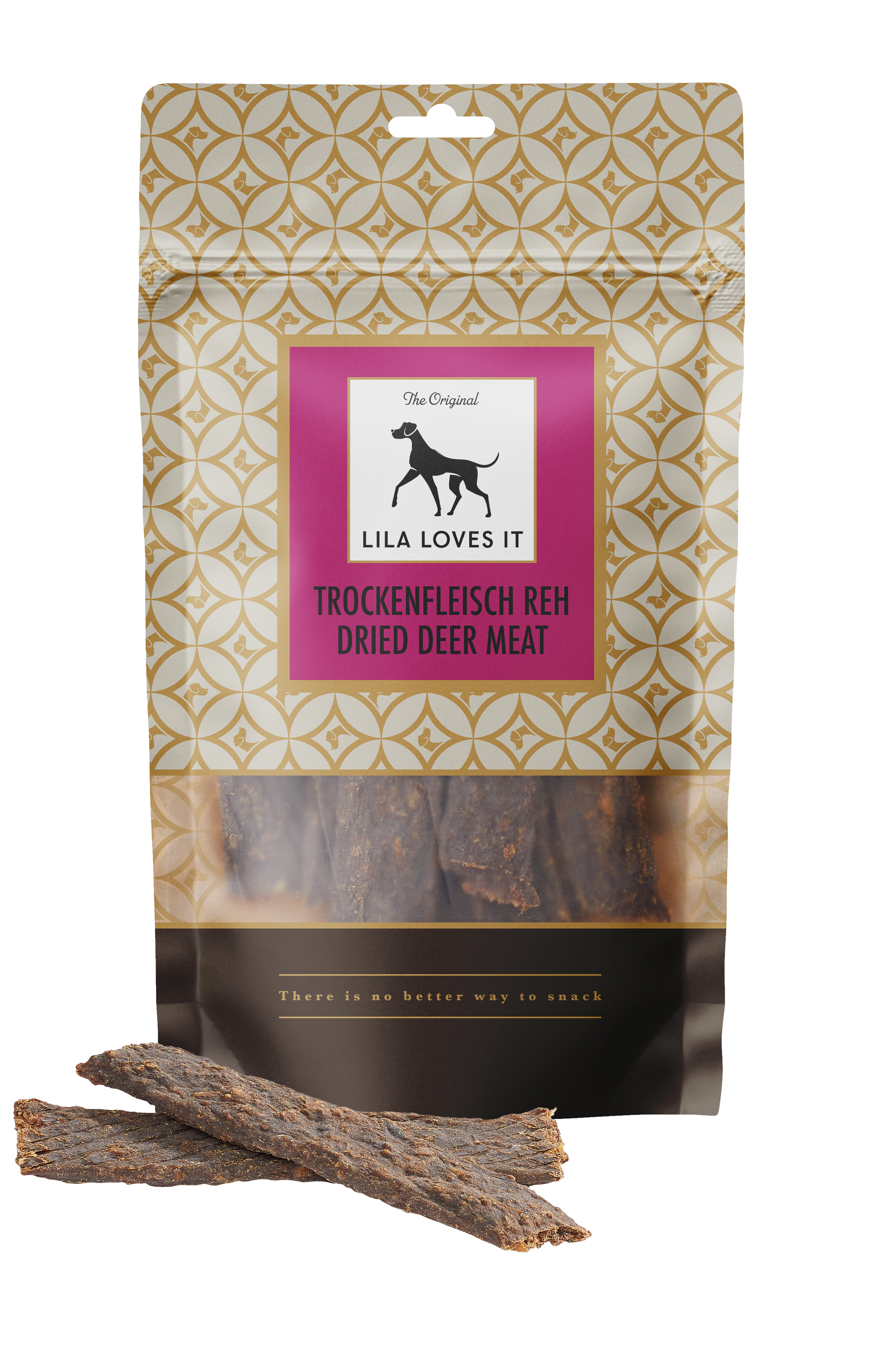 LILA LOVES IT Trockenfleisch Reh Hundeleckerli