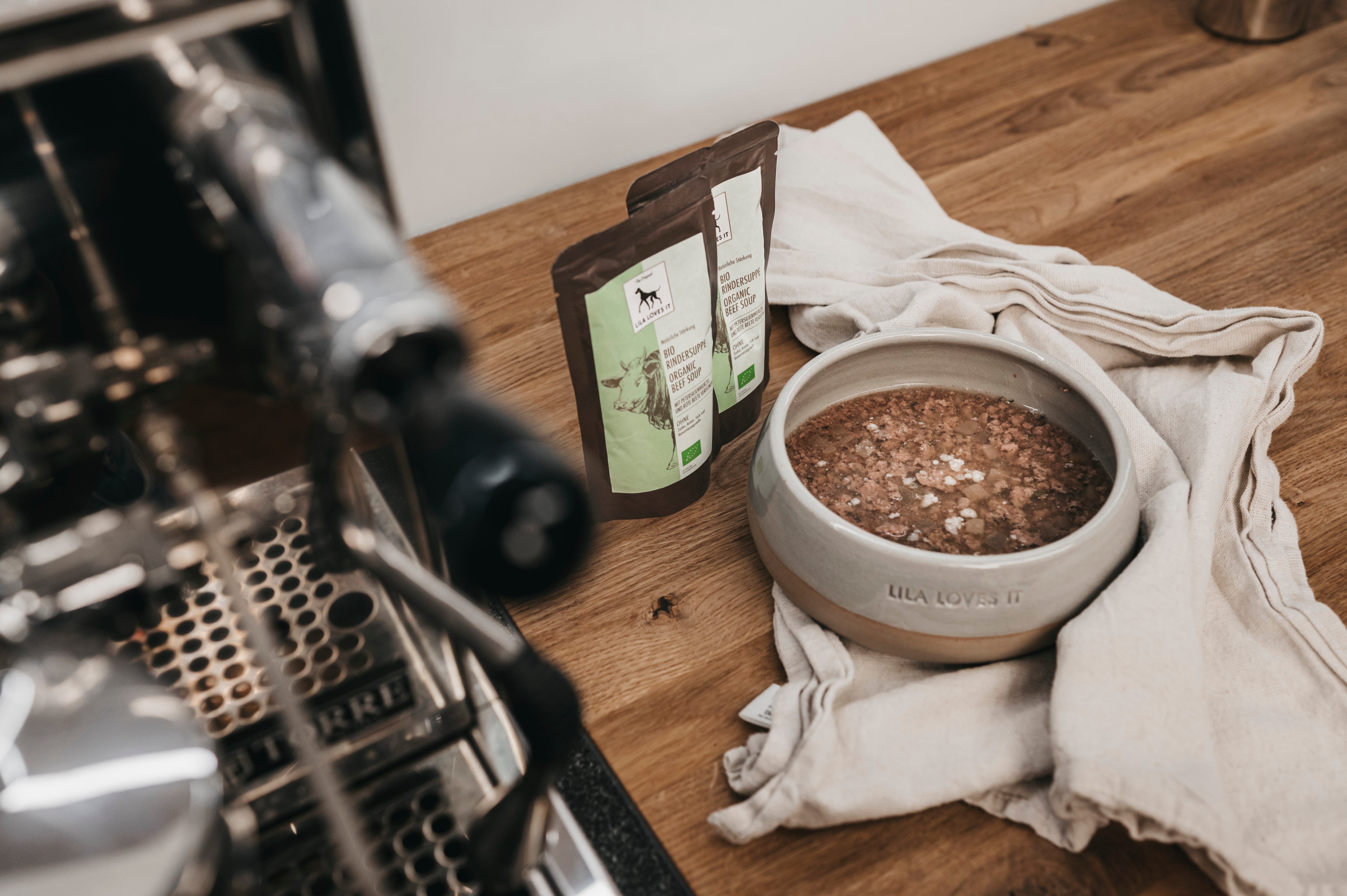 LILA LOVES IT Bio-Rindersuppe für Hunde Darmfreundliche Suppe für Hunde Darmkur für Hunde