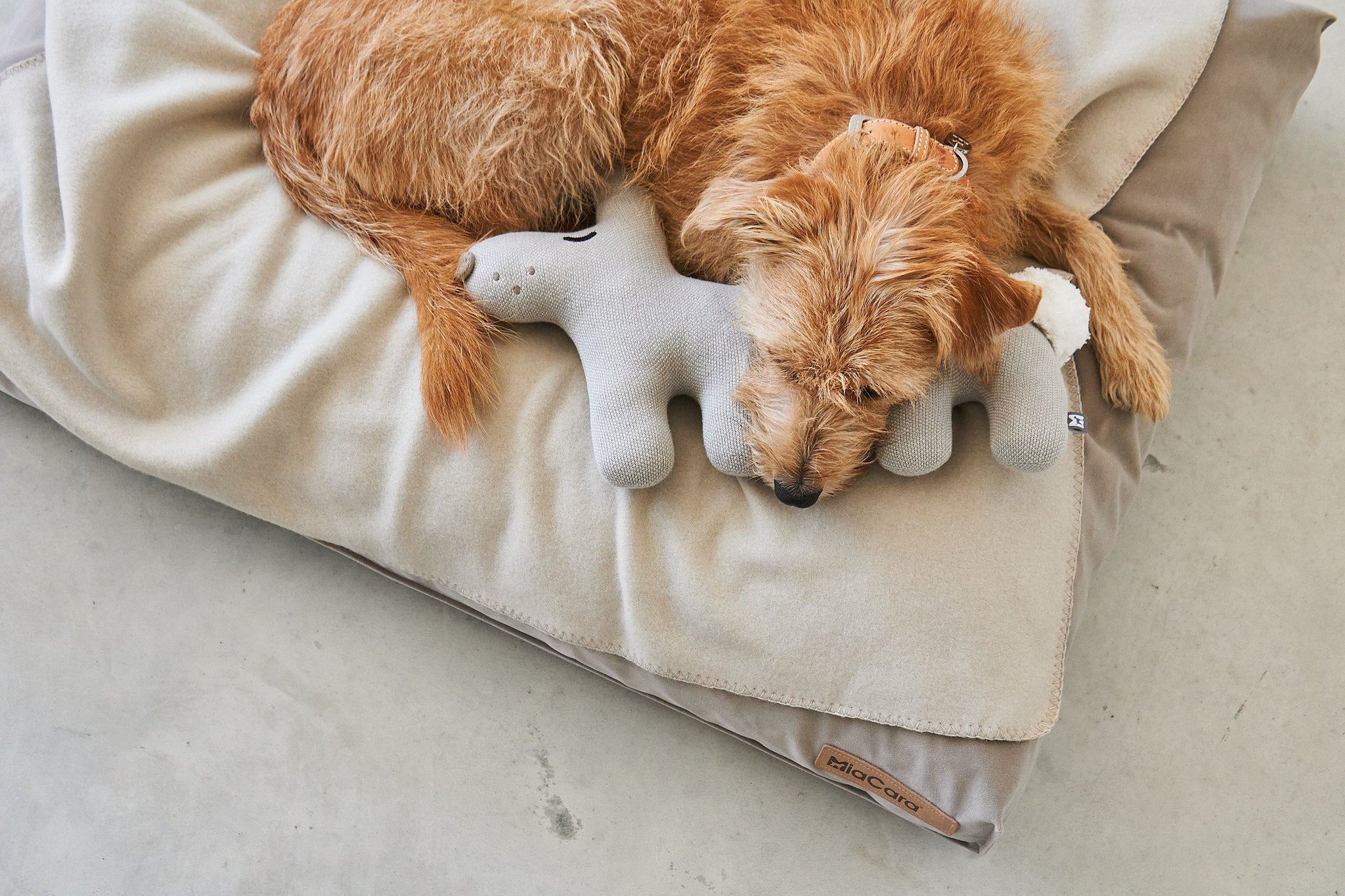 MiaCara Bosco Stofftier Hase Grau Kuscheltier Hund