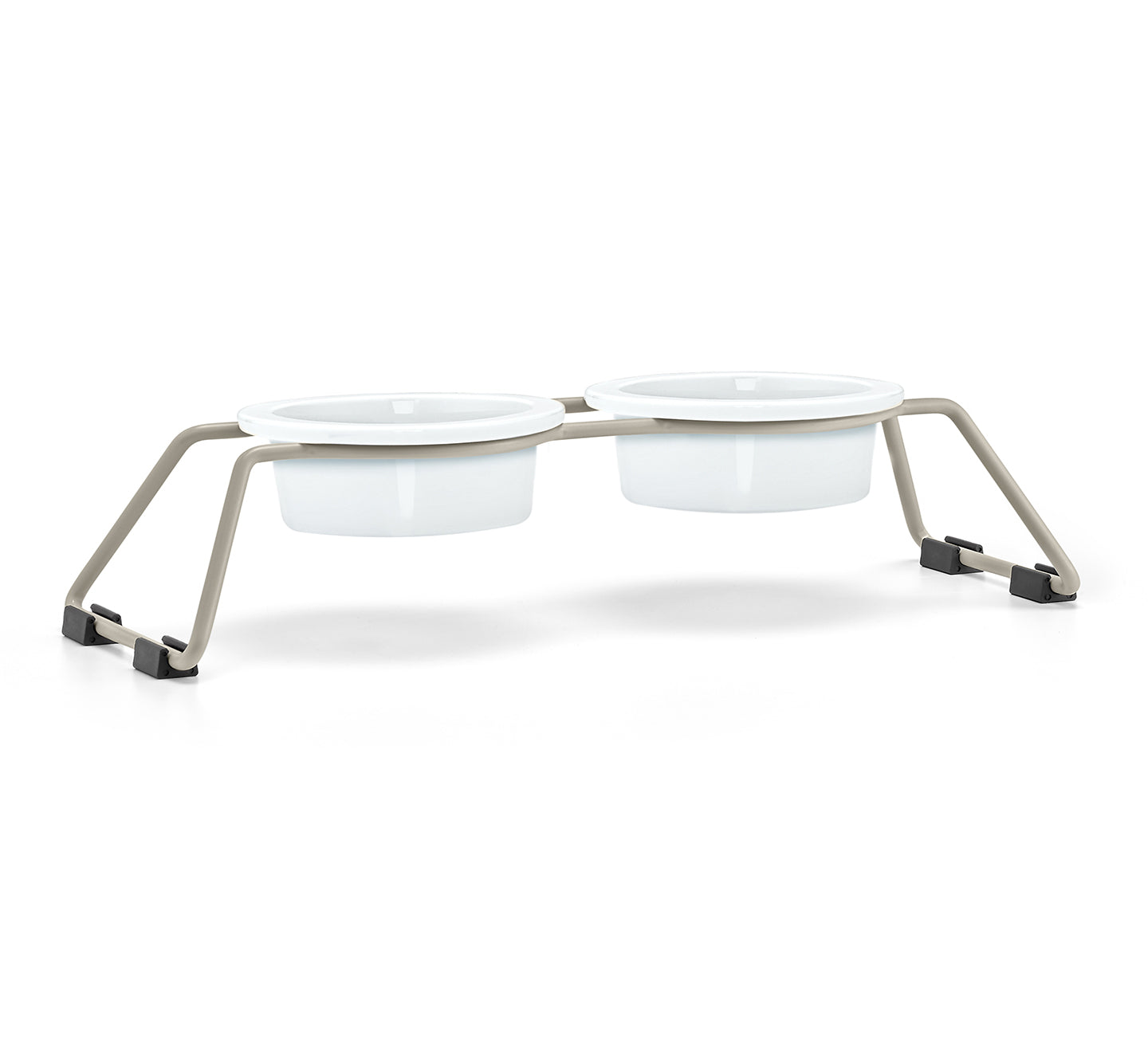 MiaCara Cena Napfständer Greige mit Porzellannäpfen