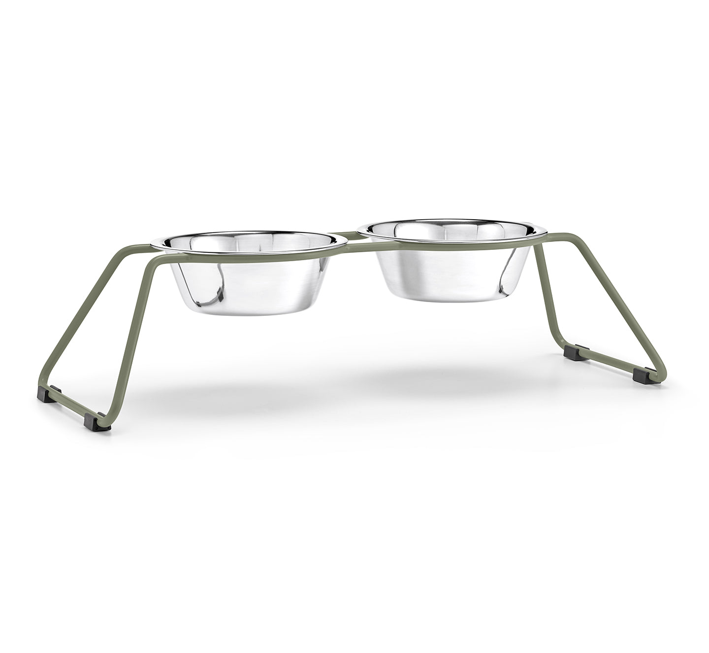 MiaCara Cena Napfständer Grolive mit Edelstahlnäpfen Hundenapfständer
