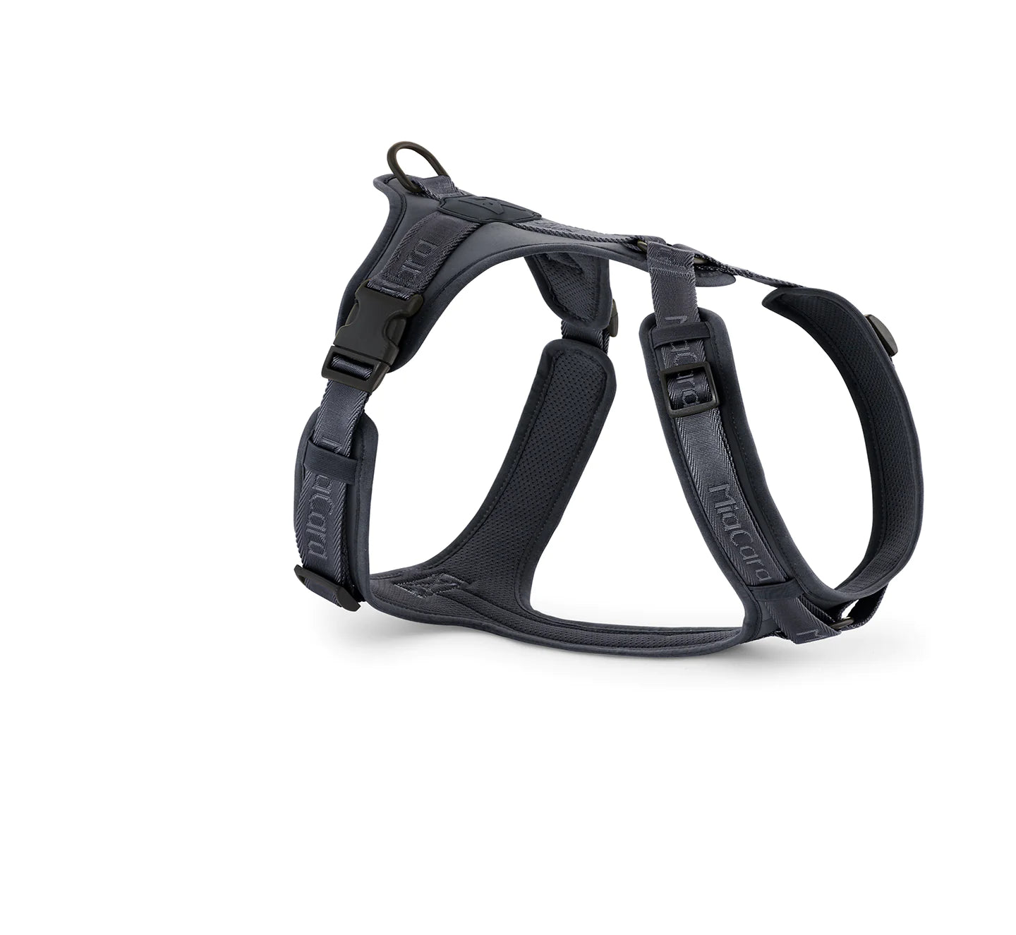 MiaCara Geschirr Modena Asphalt Modernes Hundegeschirr