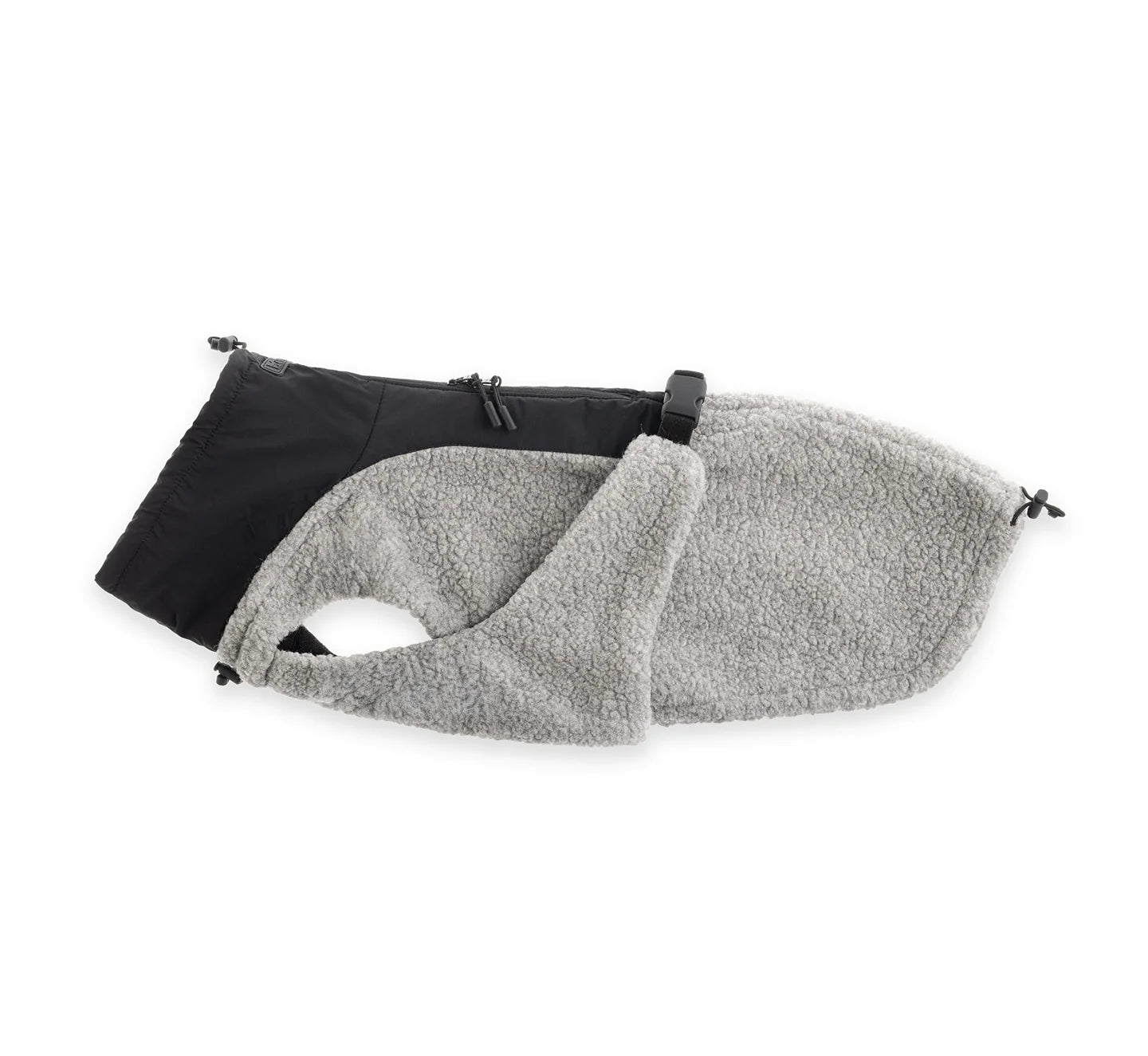 MiaCara Hundemantel Emilia Kiesel - Schwarz Hundewintermantel