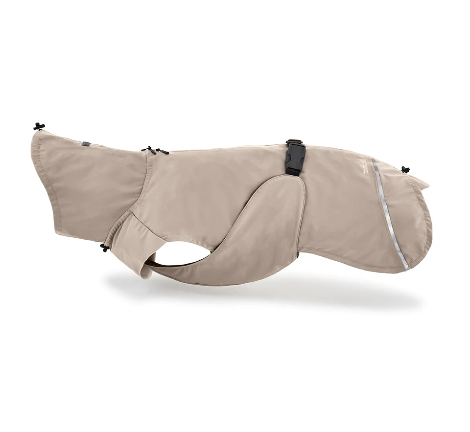 MiaCara Valentina Regenmantel Sand wasserabweisender Hundemantel