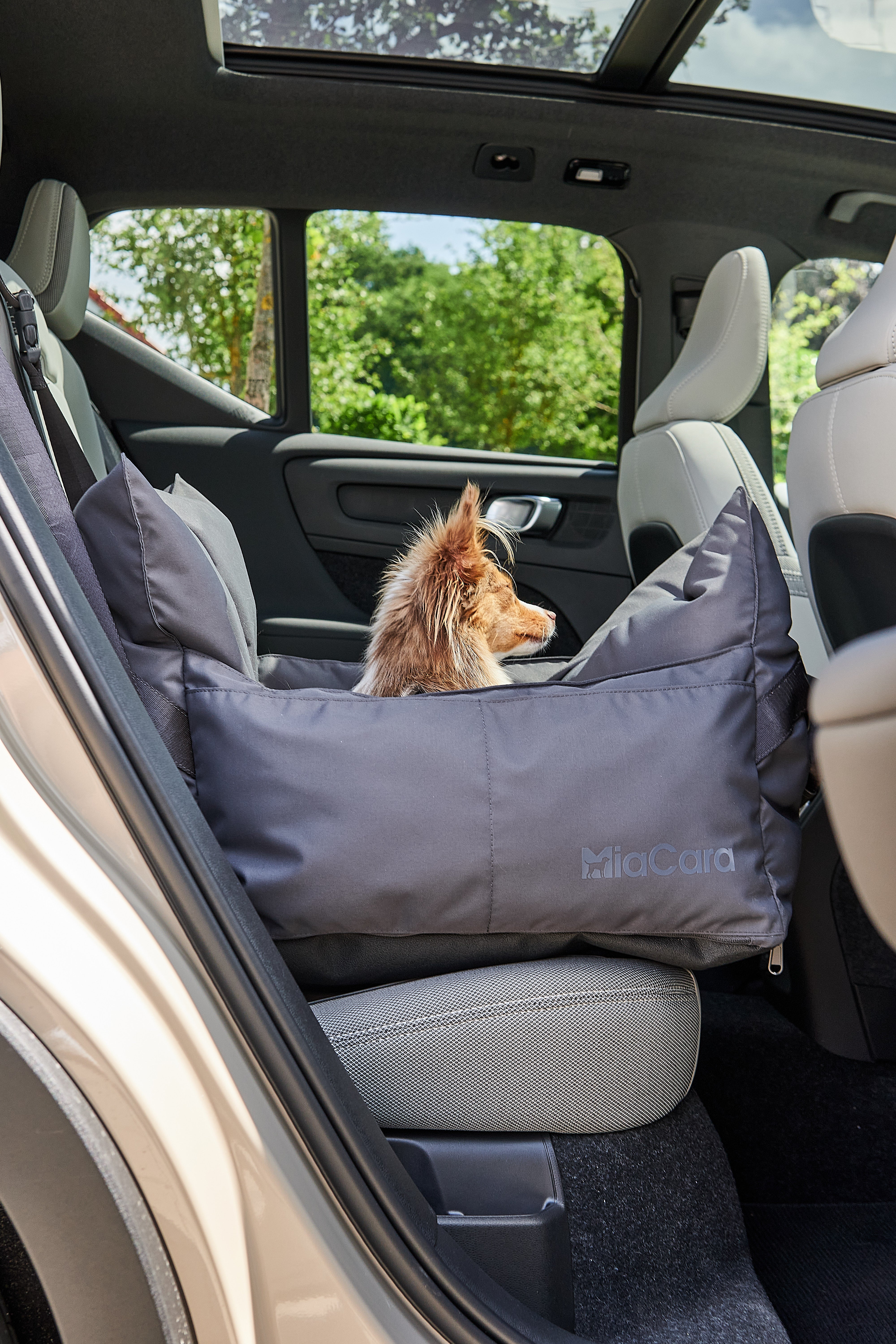 MiaCara Viaggio Reisebett Asphalt Tragetasche Hund