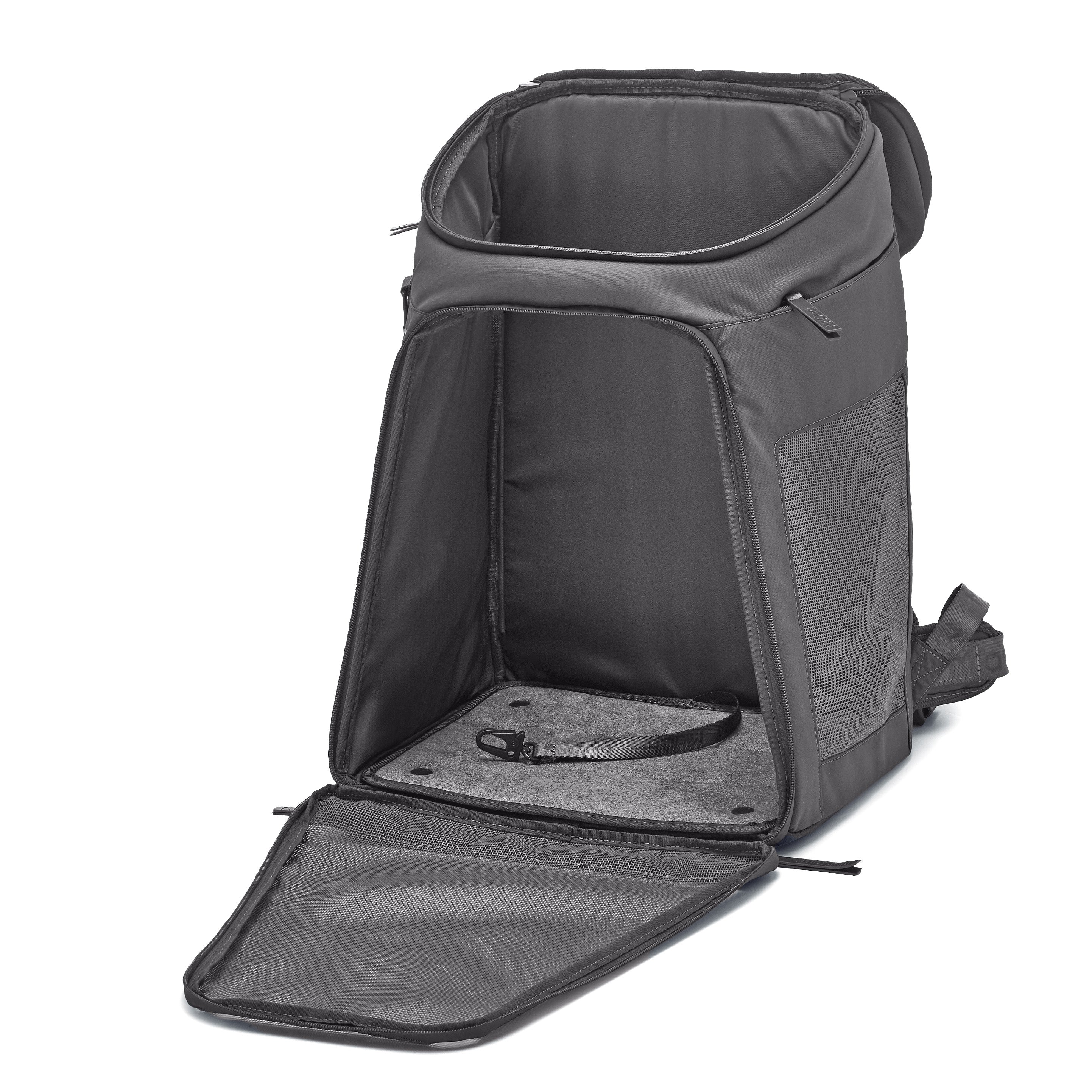 MiaCara Zaino Hunderucksack Asphalt Rucksack für Hunde