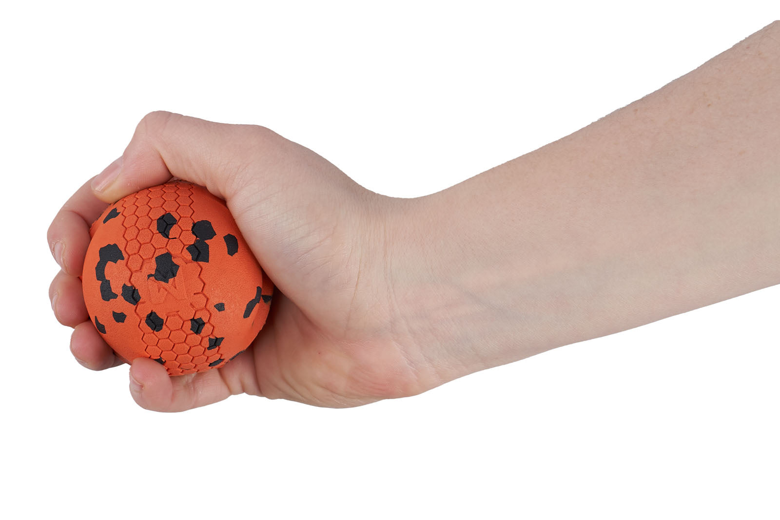 Non-stop dogwear® Dog Ball Orange / Black Beschäftigungsspielzeug für Hunde Hundespielzeug