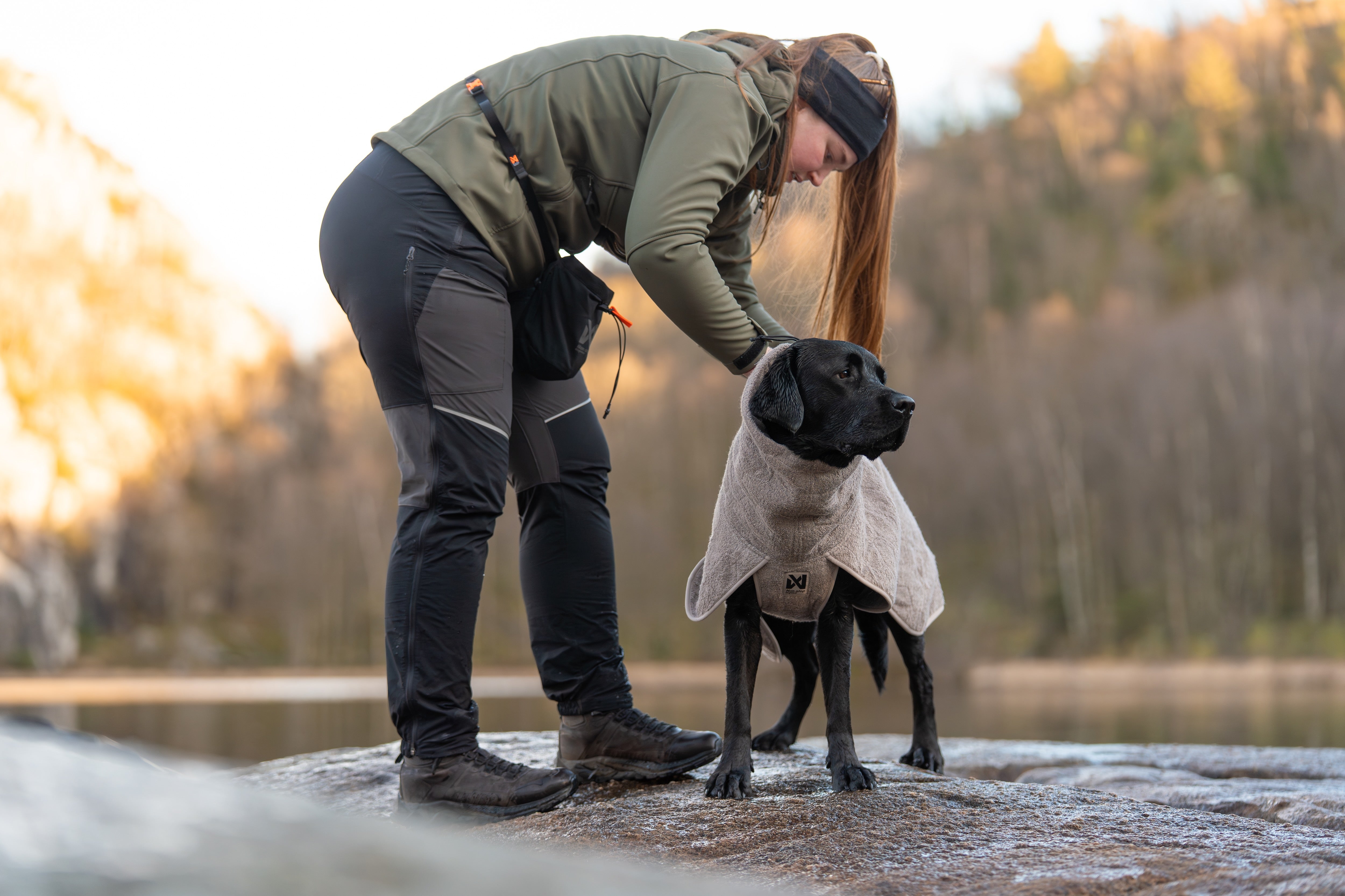 Non-stop dogwear® Drying Coat Bademantel Hund Handtuch für Hunde