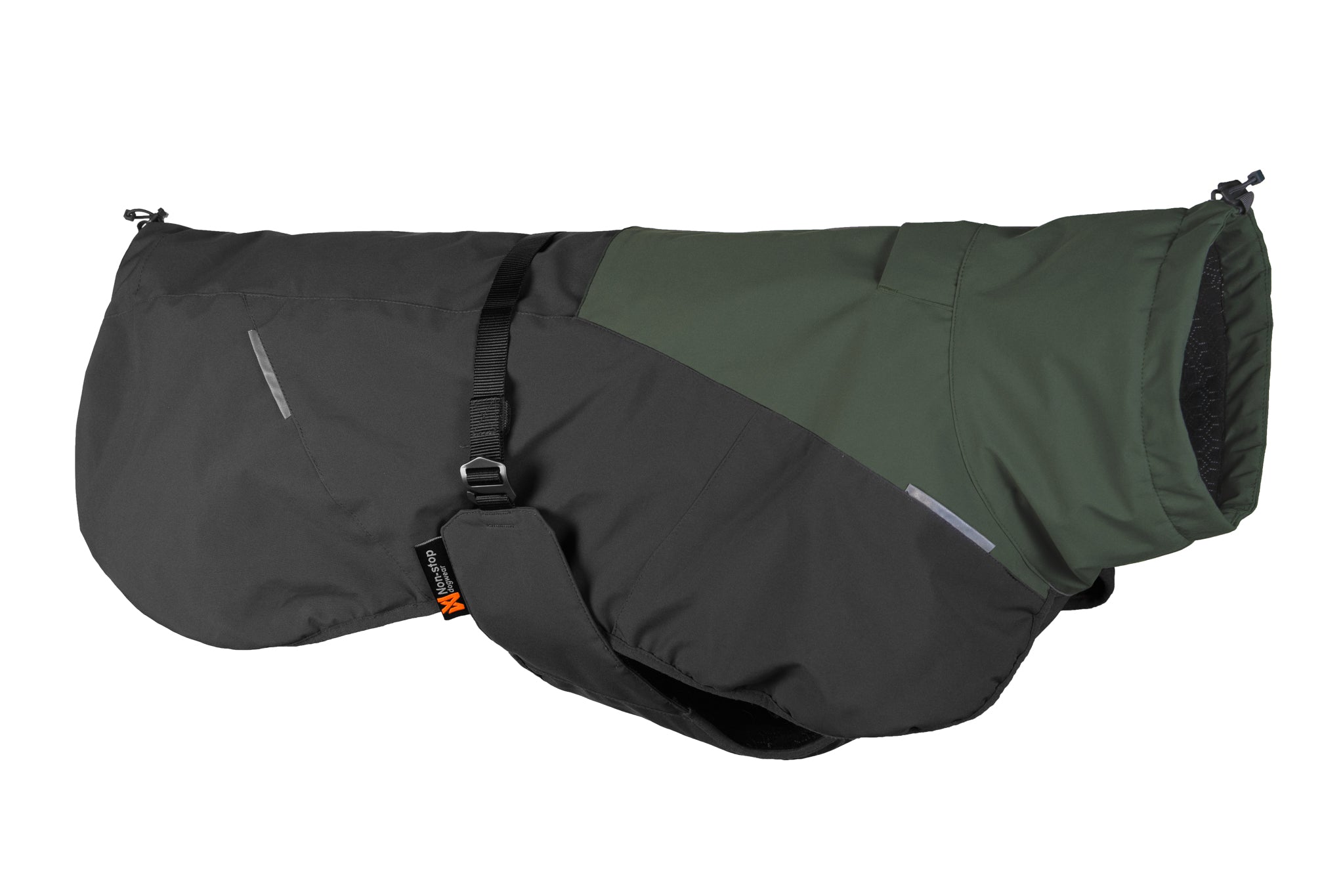 Non stop dogwear Glacier Wool Jacket 2.0 Green Gray Hundemantel
