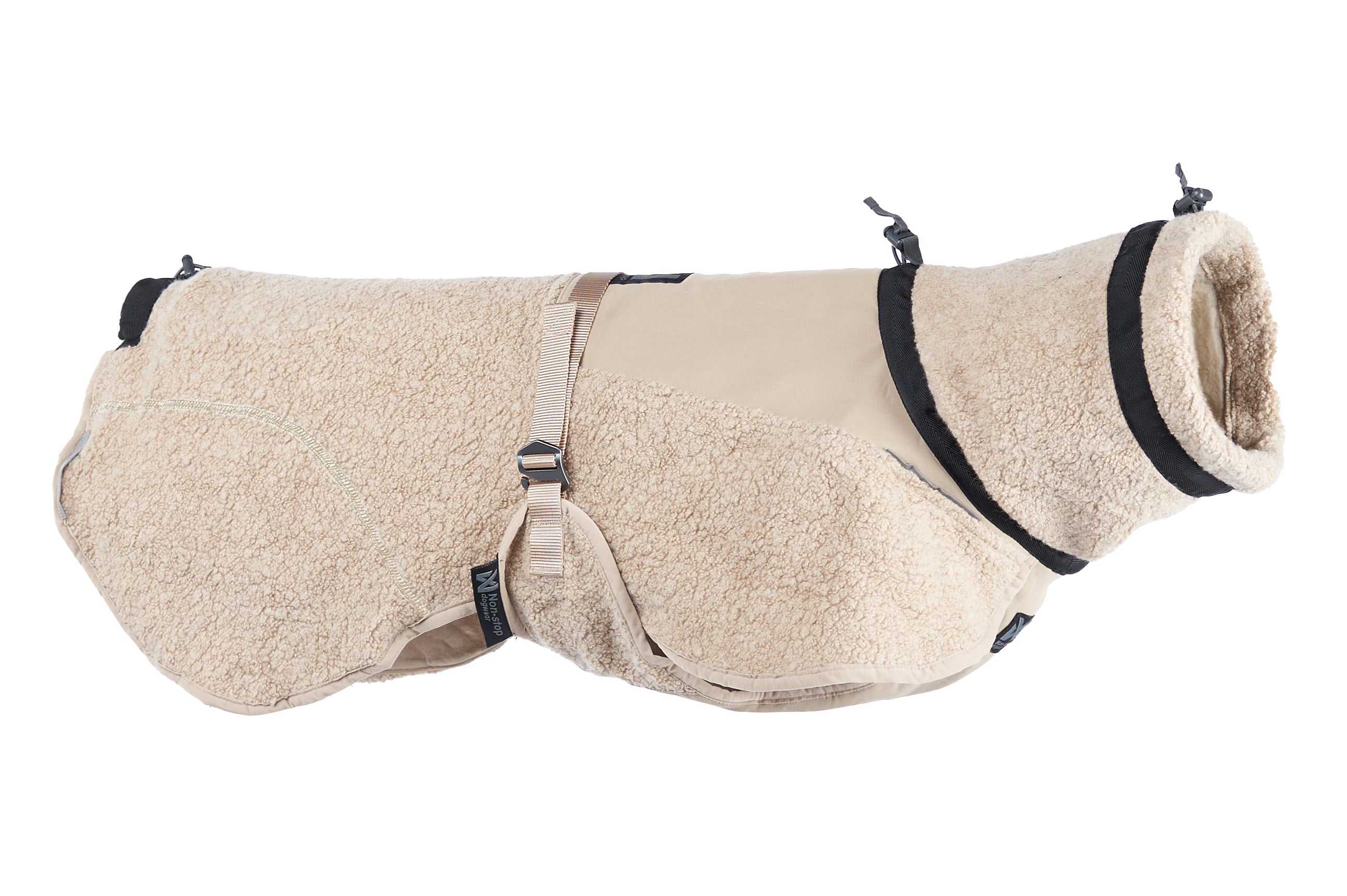 Non-stop dogwear® Wool Dog Jacket Sand