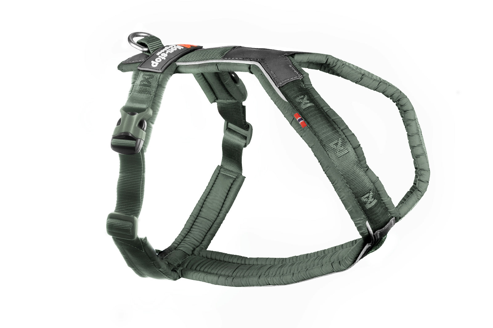 Nonstop Dogwear Line harness 5.0 Green Gruenes Fuehrgeschirr