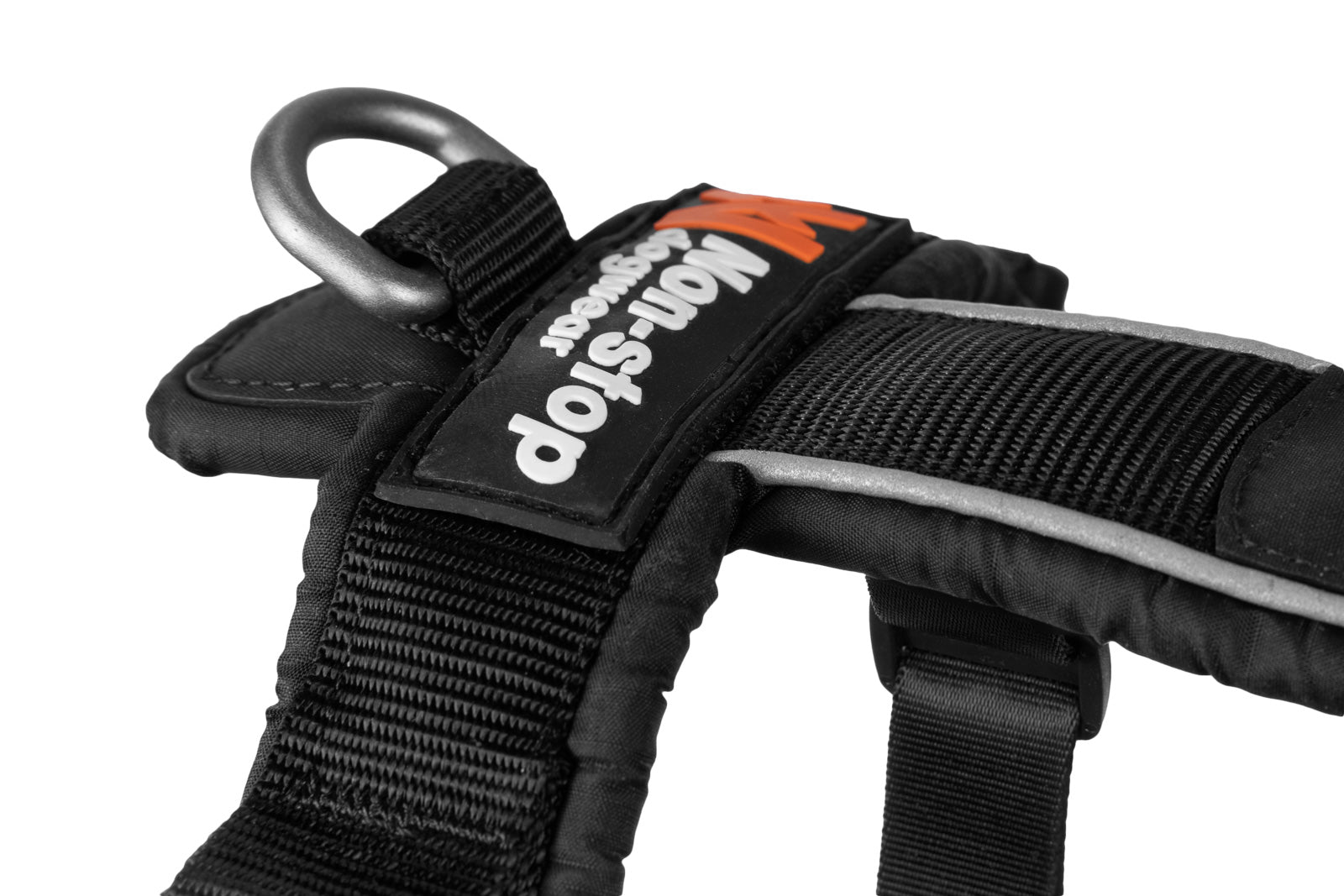 Nonstop Dogwear Line harness 5.0 Schwarzes Hundegeschirr