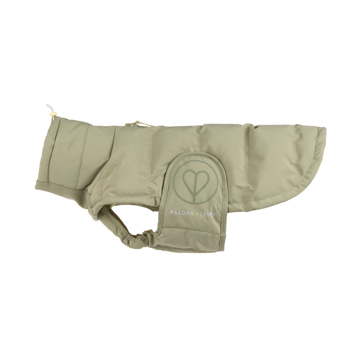 PALOPA X LEVEY Hunde Wintermantel Nolia Pale Olive LONG