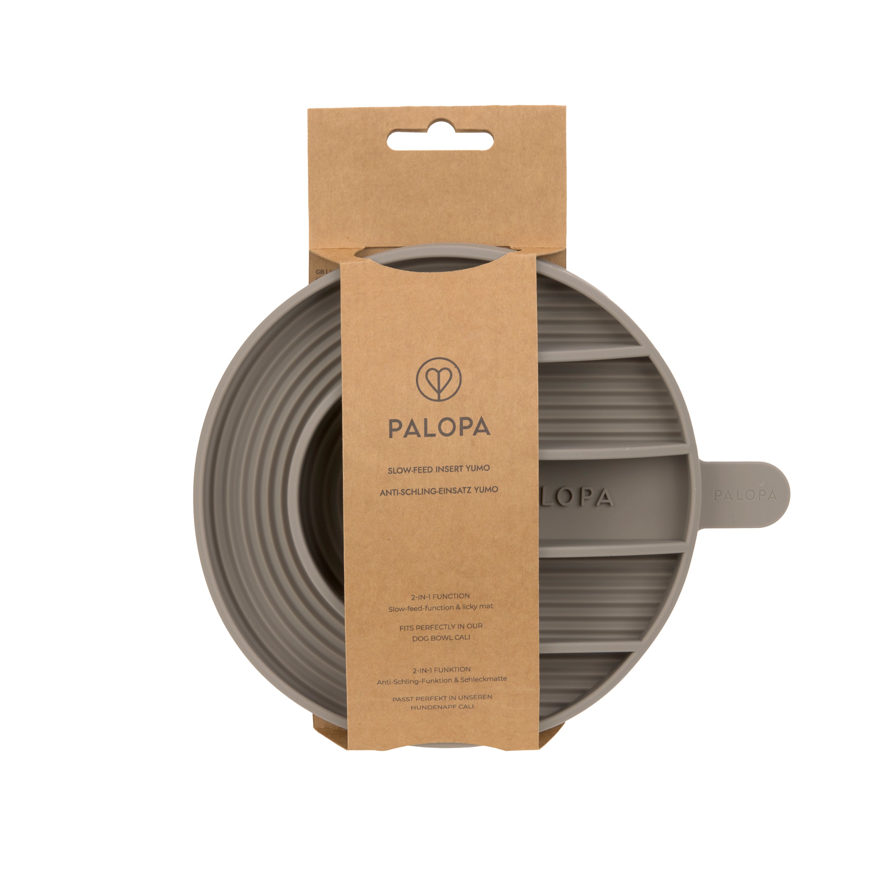 PALOPA Anti-Schling Einsatz Hundenapf Yumo Taupe