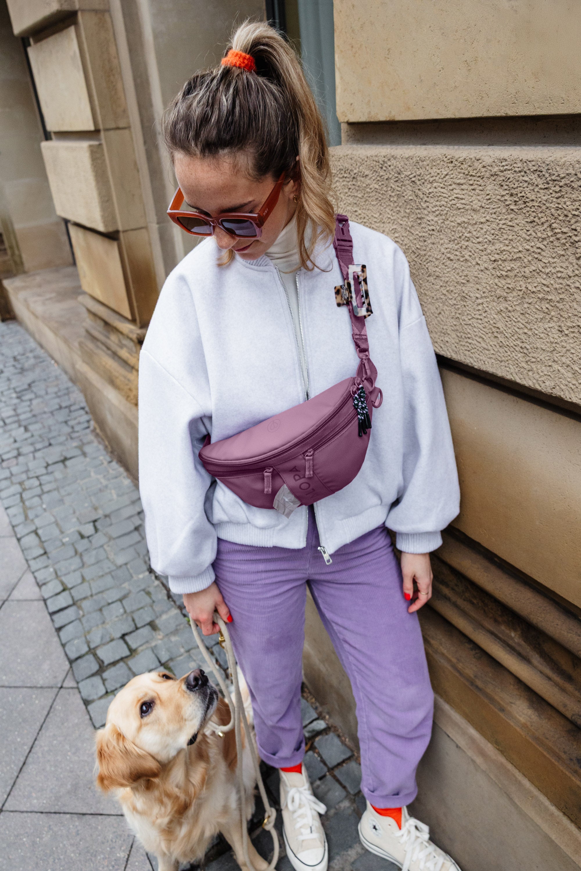 PALOPA Hunde Leckerlibeutel Emma Berry Gassitasche für Hunde wasserdicht