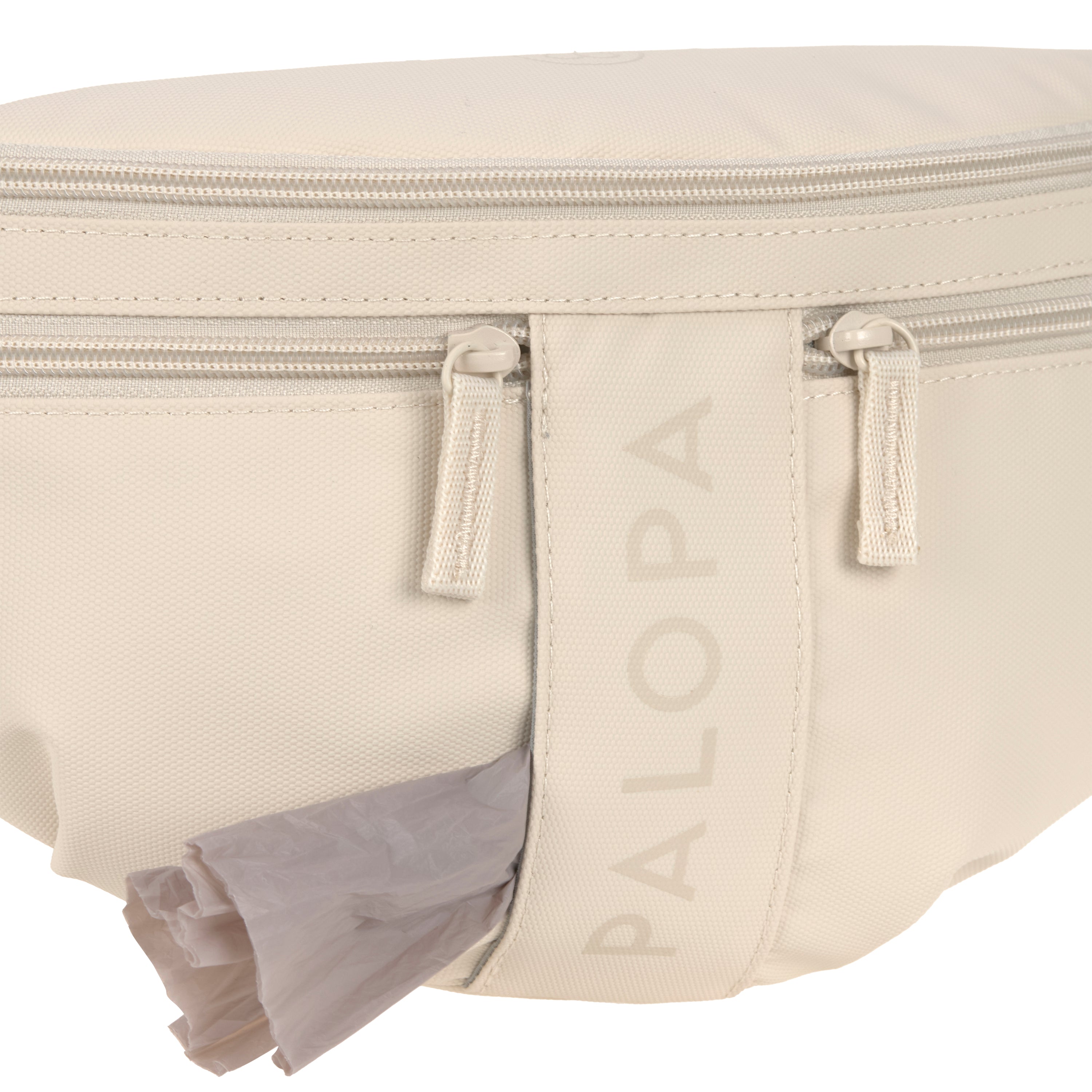 PALOPA Hunde Leckerlibeutel Emma Creme Gassitasche zum Umhängen Crossbody Bag