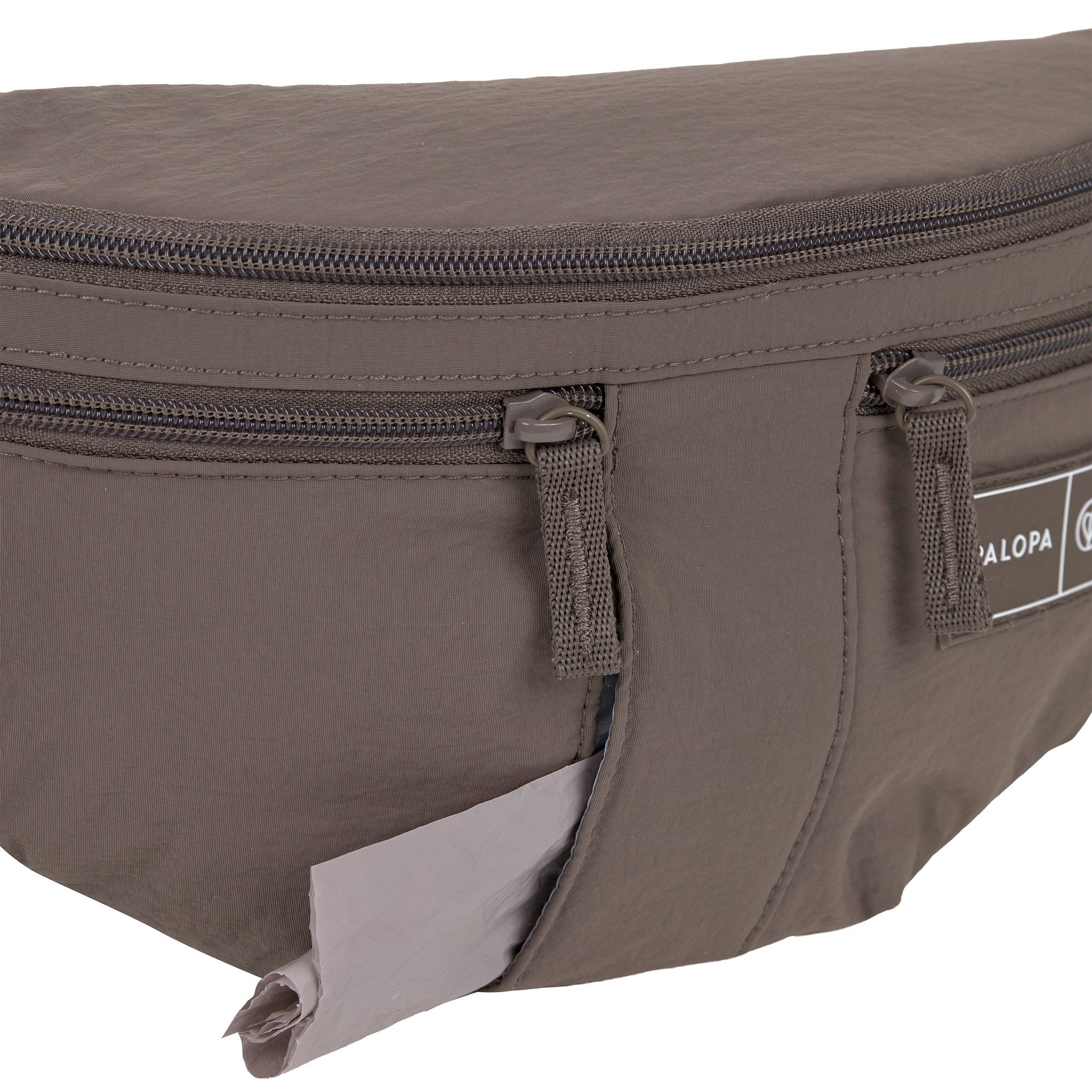 PALOPA Hunde Leckerlibeutel Emma Crinkled chocolate Leckerlibeutel Crossbody