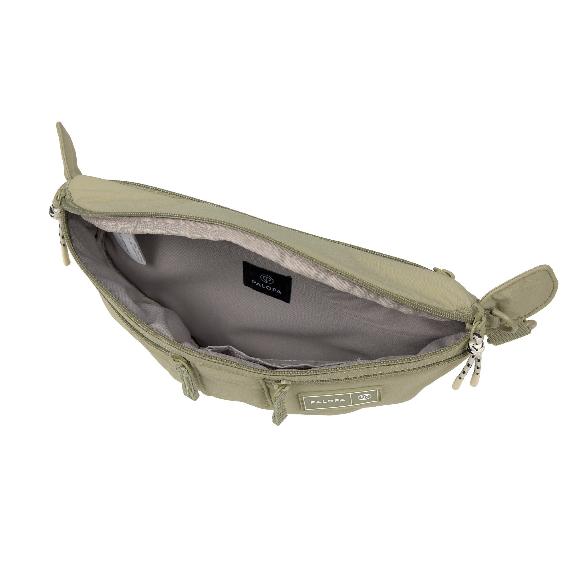 PALOPA Hunde Leckerlibeutel Emma Crinkled pale olive Leckerlibeutel waschbar