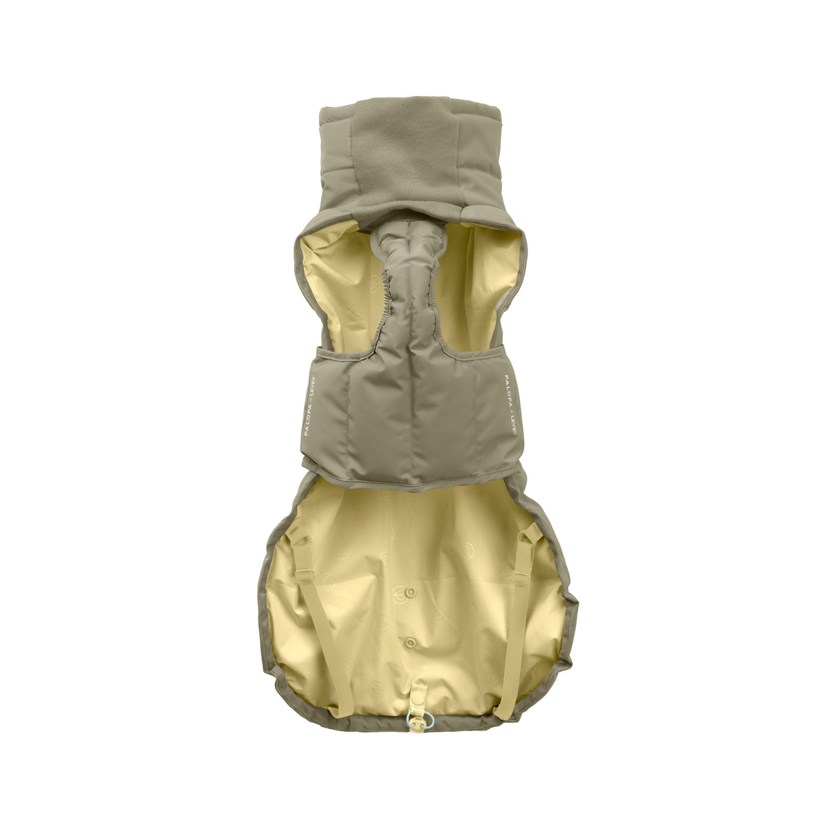 PALOPA Hunde Wintermantel Nolia Pale Olive Hundewintermantel wasserabweisend
