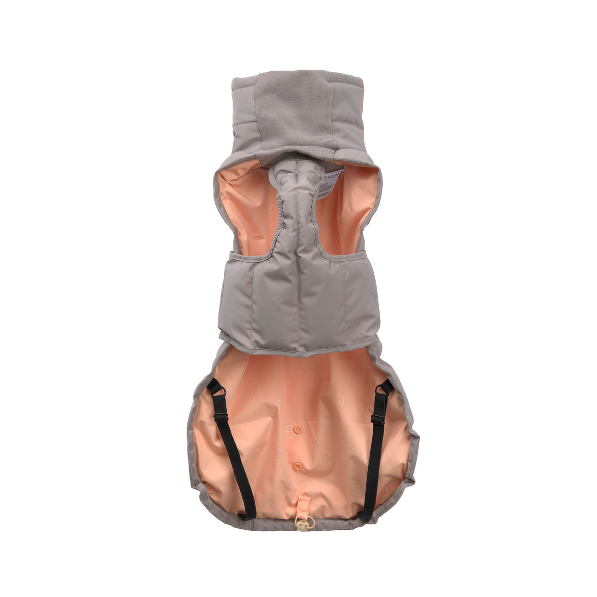 PALOPA Hunde Wintermantel Nolia Taupe Hundemantel mit Beinschlaufen