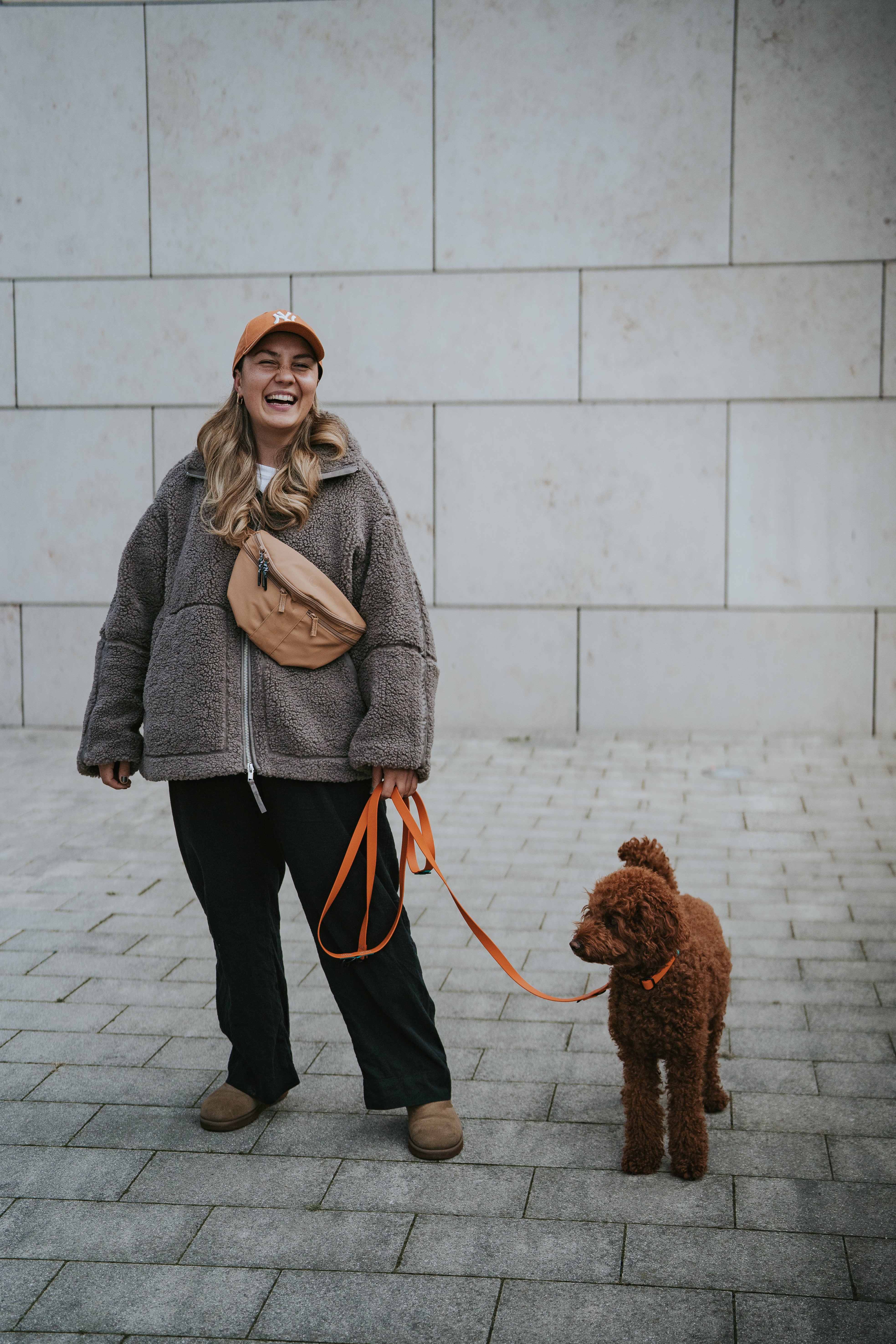 PALOPA Hunde Leckerlibeutel Emma Mandel Leckerlitasche Crossbody Bag Erstausstattung Welpen