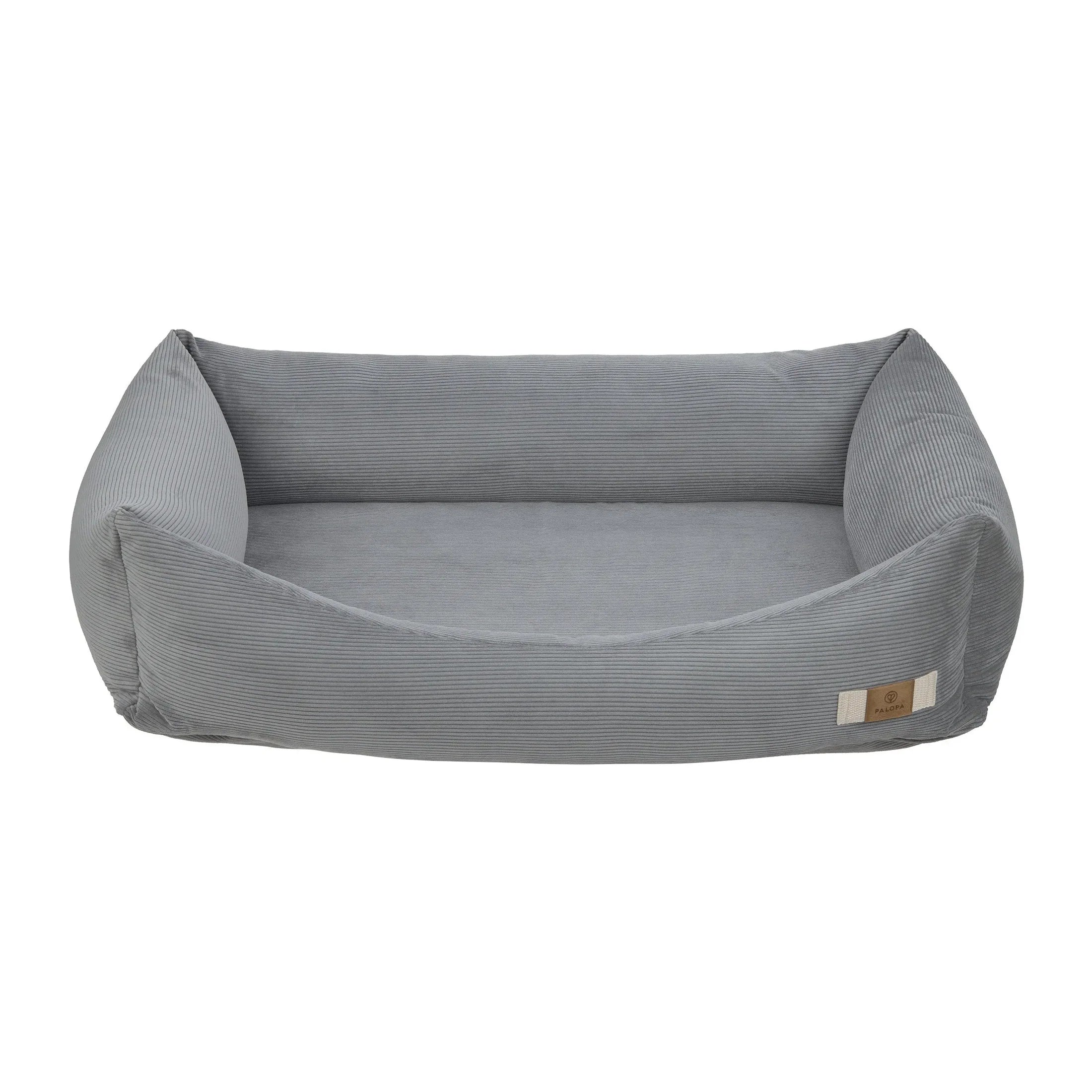 Hundebett Cord Fred Grau