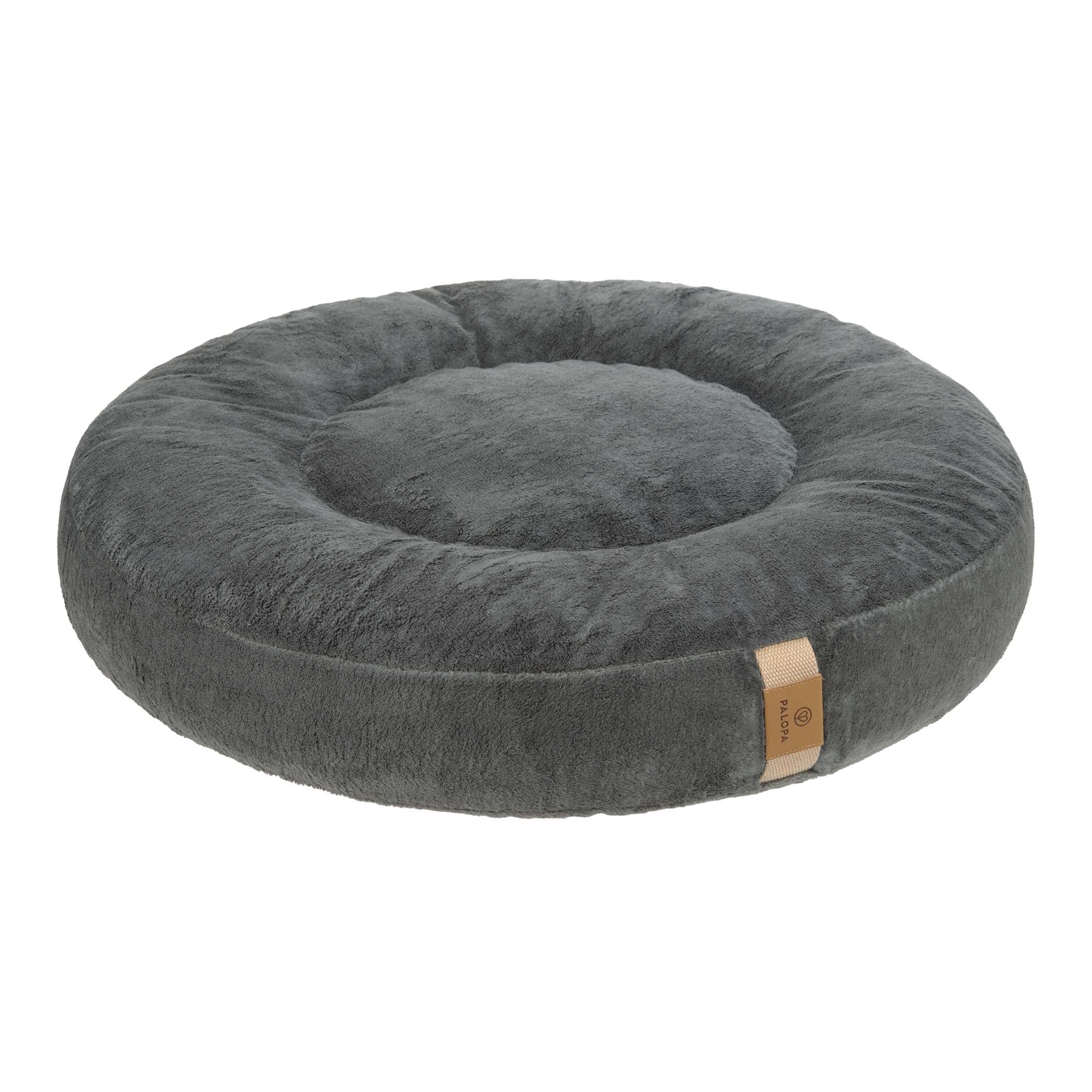 PALOPA Hundebett Donut Fippa Anthrazit rundes Hundebett