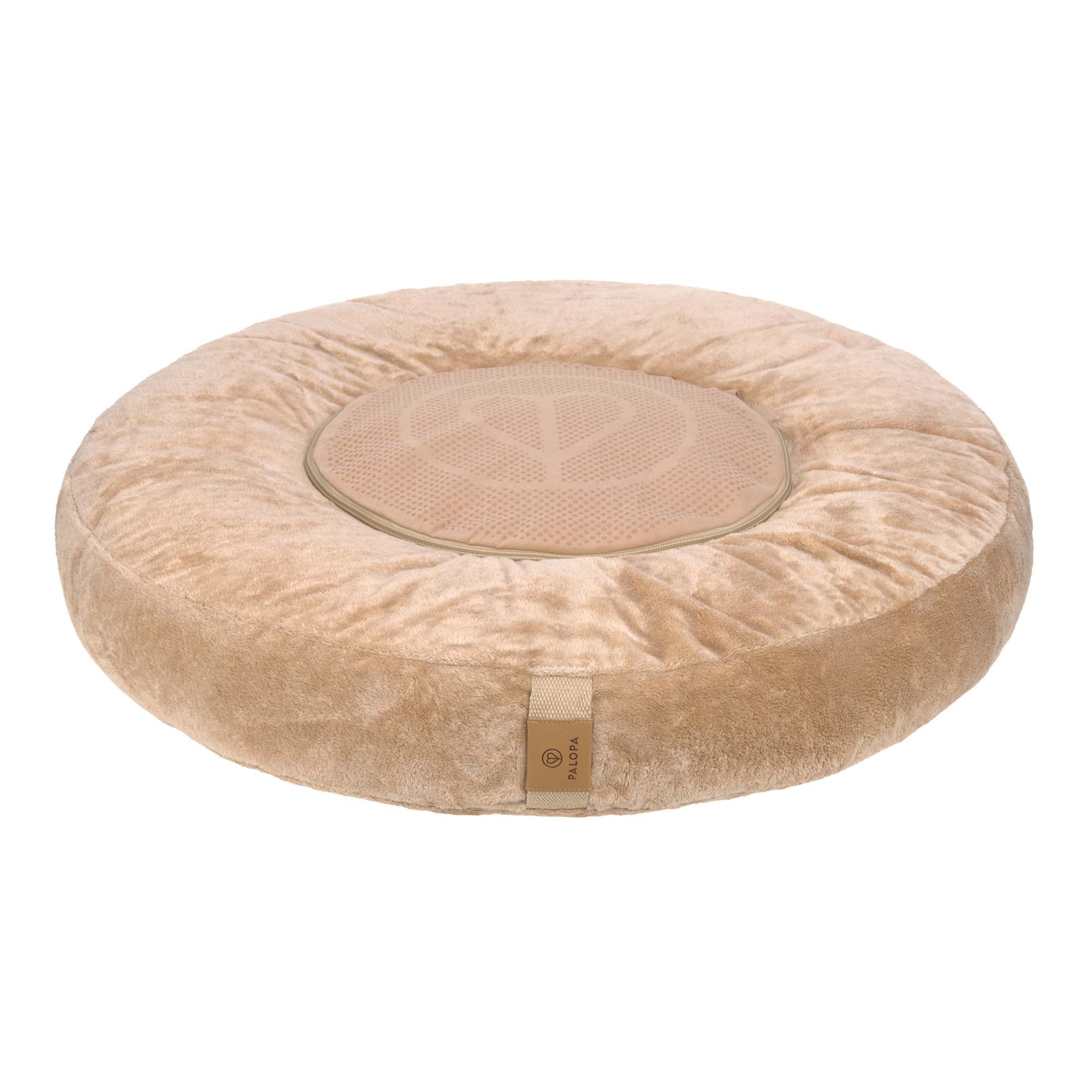 PALOPA Hundebett Donut Fippa Humus rundes weiches Hundebett