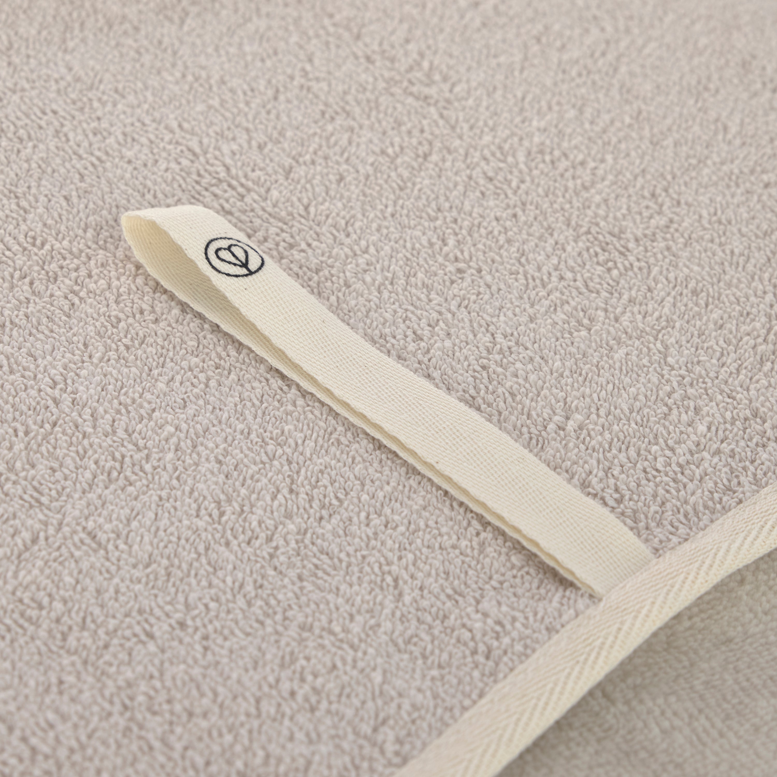 PALOPA Hundehandtuch Kosy Beige Handtuch mit Henkel zum Aufhängen