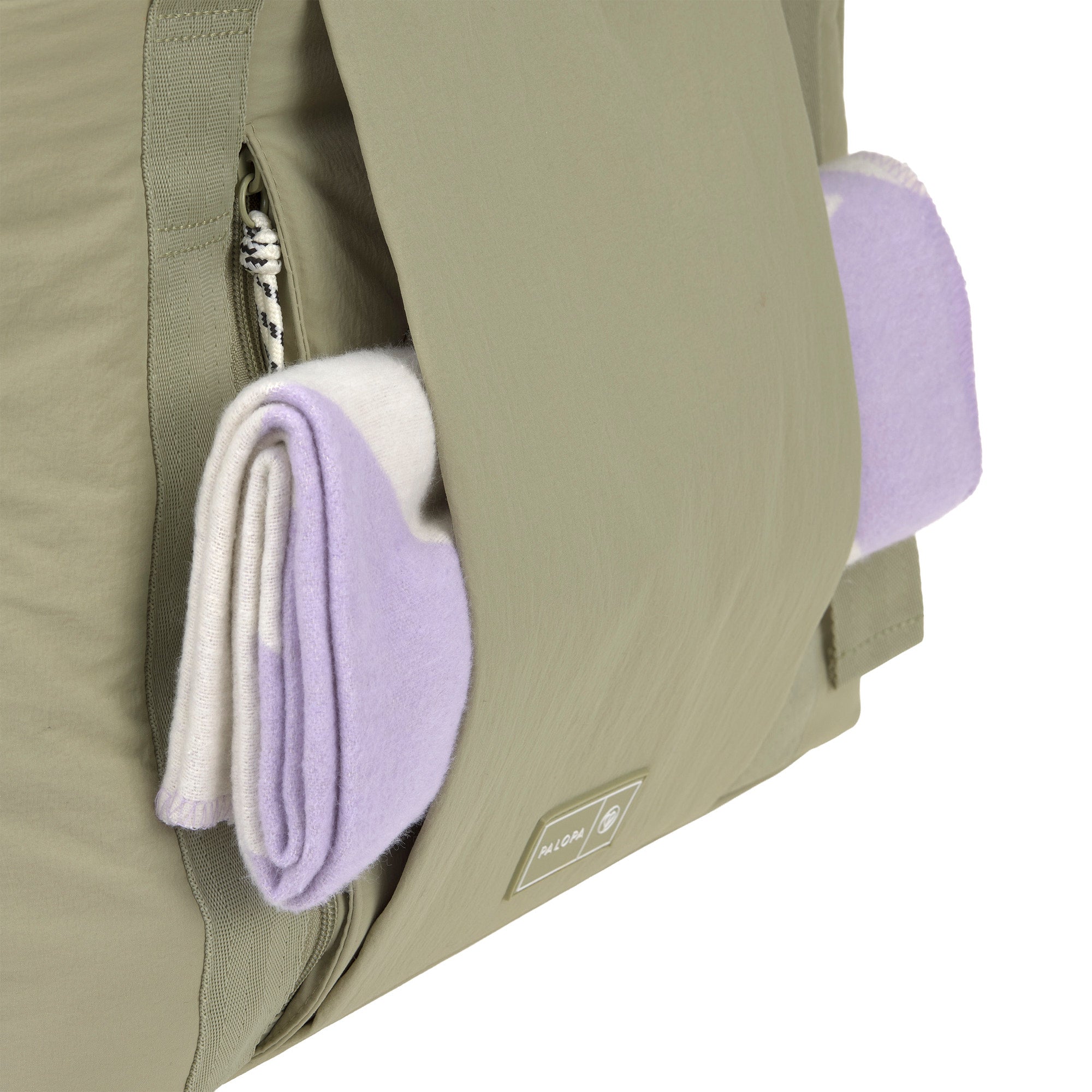 PALOPA Hundetragetasche Weda Crinkled pale olive Hundetragetasche zum Umhängen