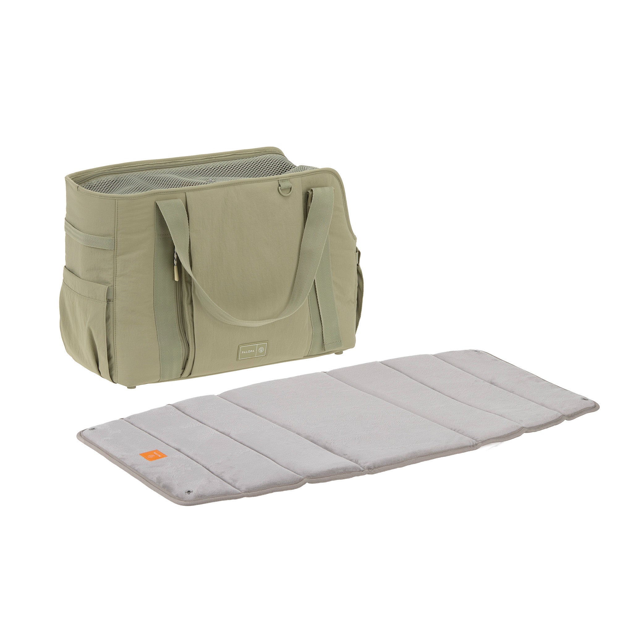 PALOPA Hundetragetasche Weda Crinkled pale olive Tragetasche Hund wasserabweisend