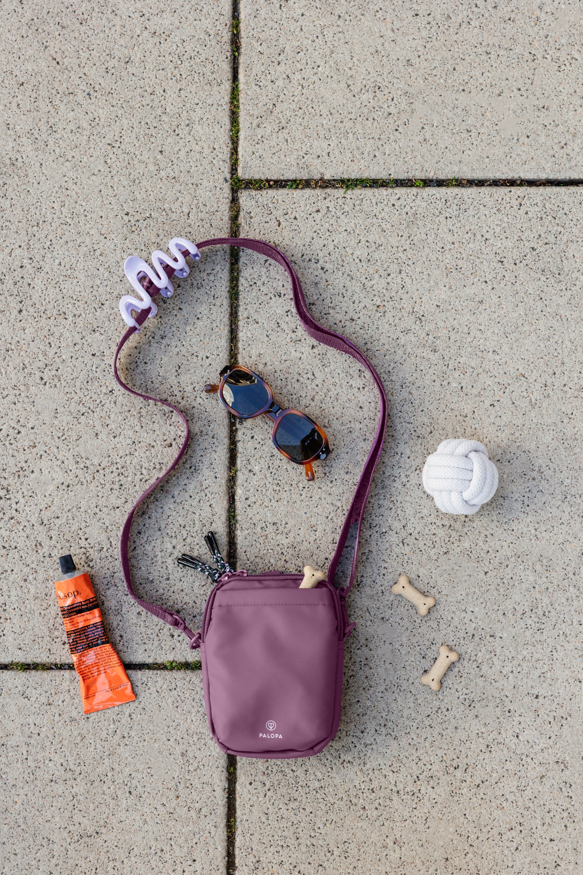 PALOPA Leckerlibeutel Greta Berry Leckerlitasche zum Umhängen Gassitasche Hundetraining