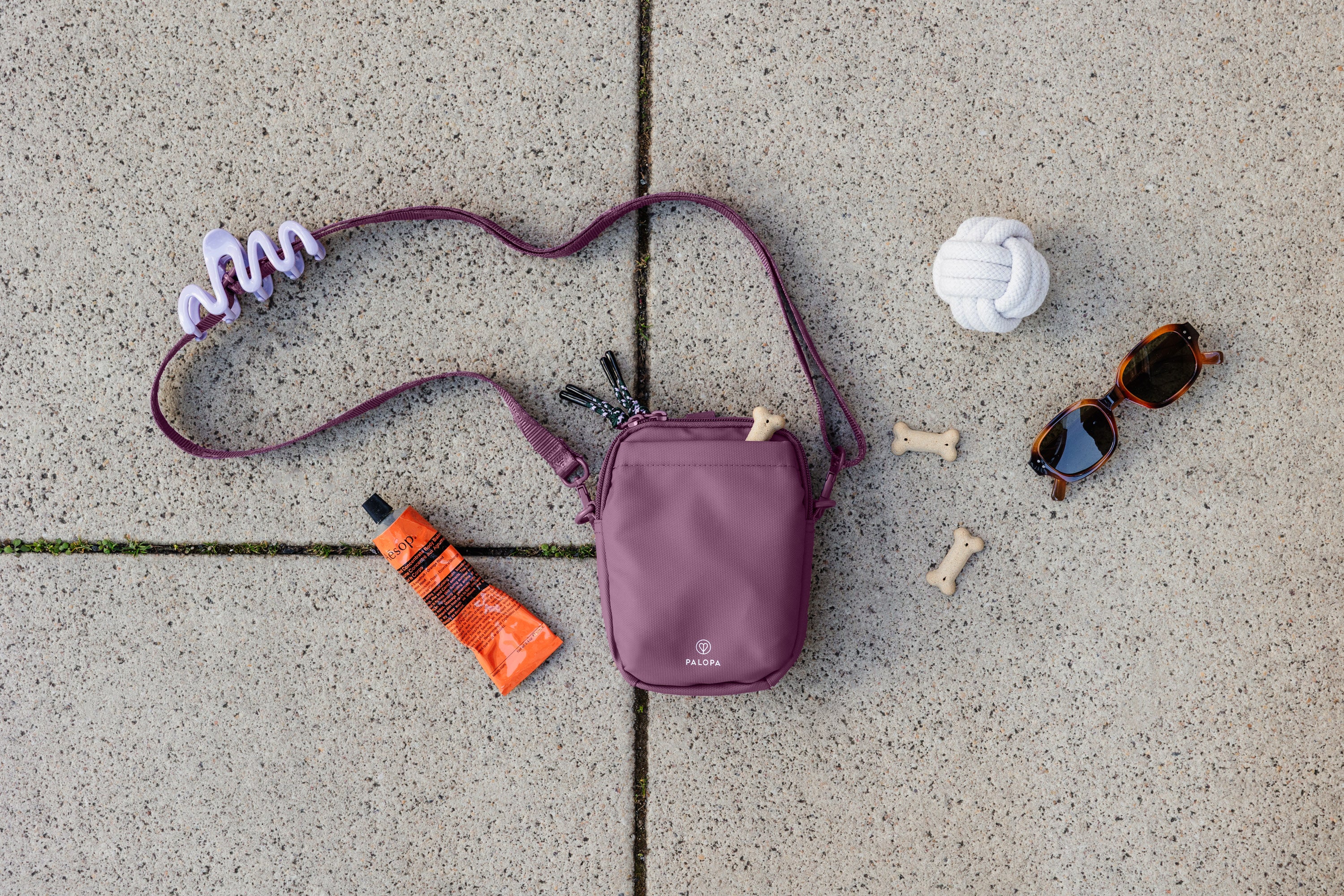 PALOPA Leckerlibeutel Greta Berry Leckerlitasche zum Umhängen Gassitasche Equipmenttasche für Hunde