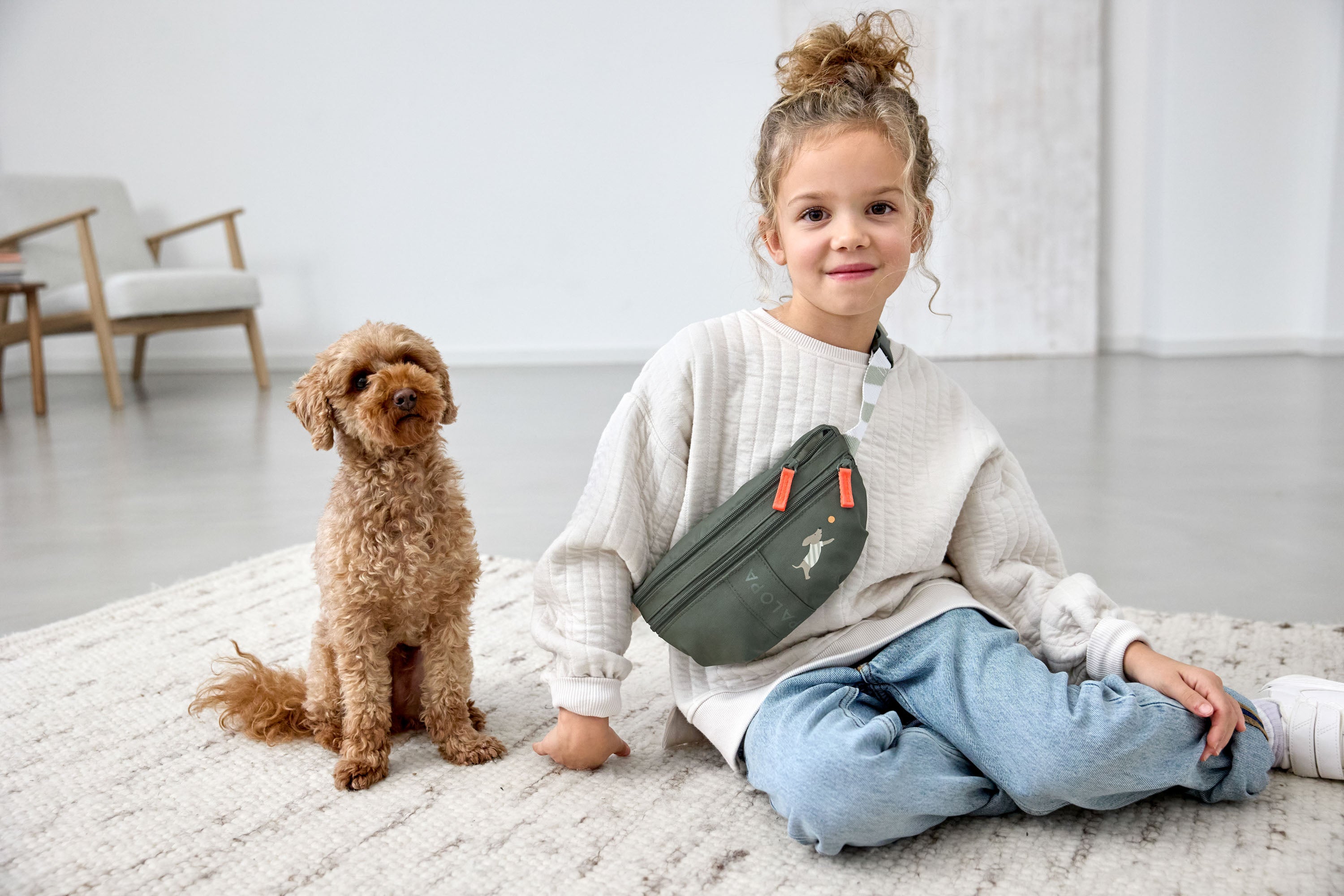 PALOPA Leckerlibeutel Mini Enja Dunkelgrün Bauchtasche