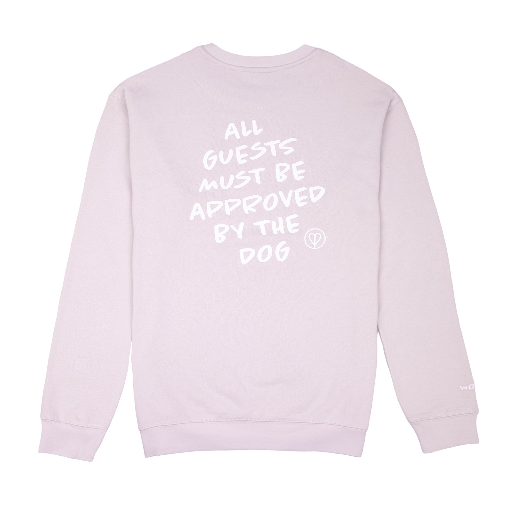 PALOPA Pullover GOTS "All Guests must be approved by the Dog" Sweater Baumwolle Bio
