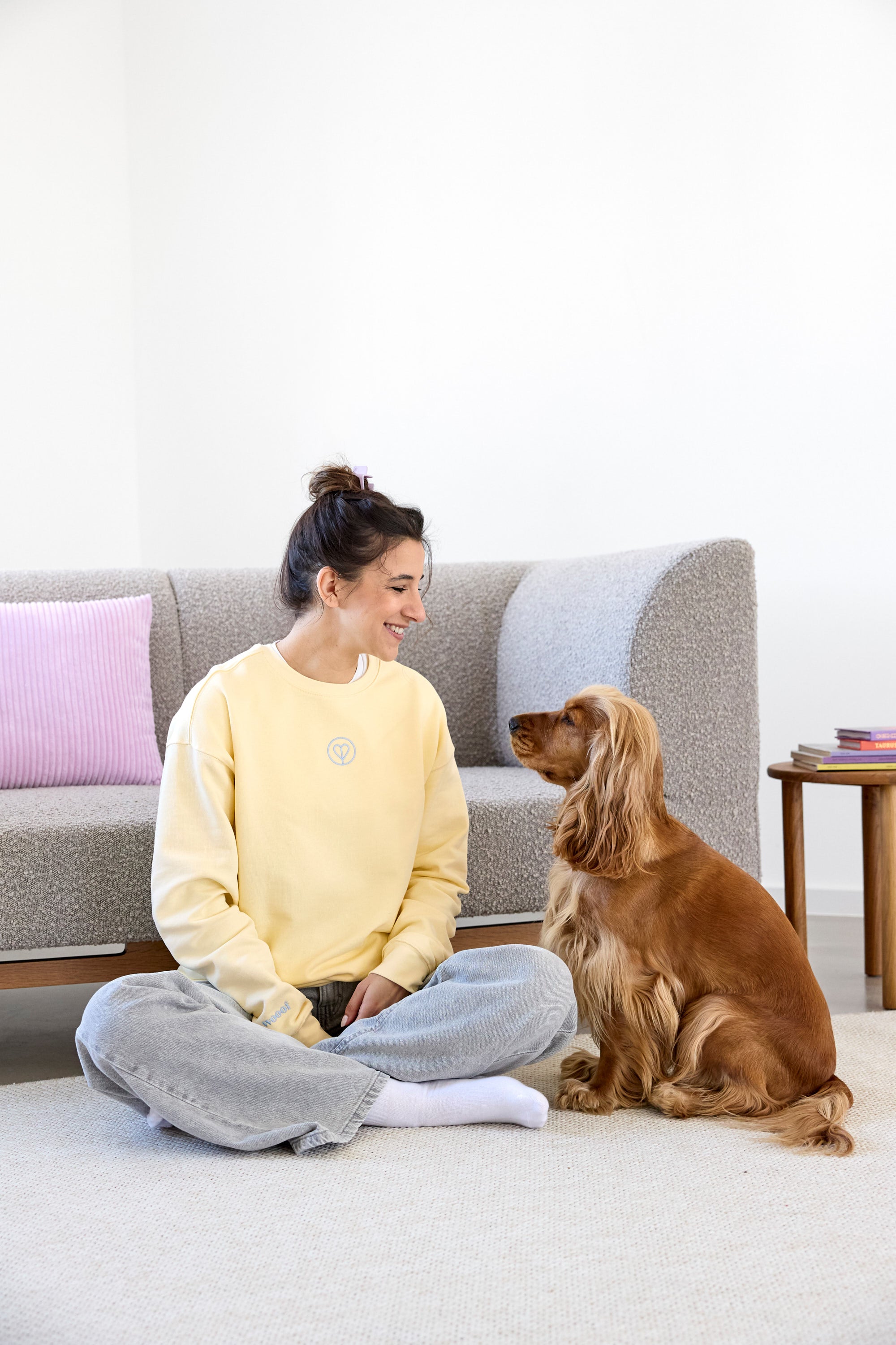 PALOPA Pullover GOTS Lemon Icing Sweatshirt Baumwolle Bio für Allergiker