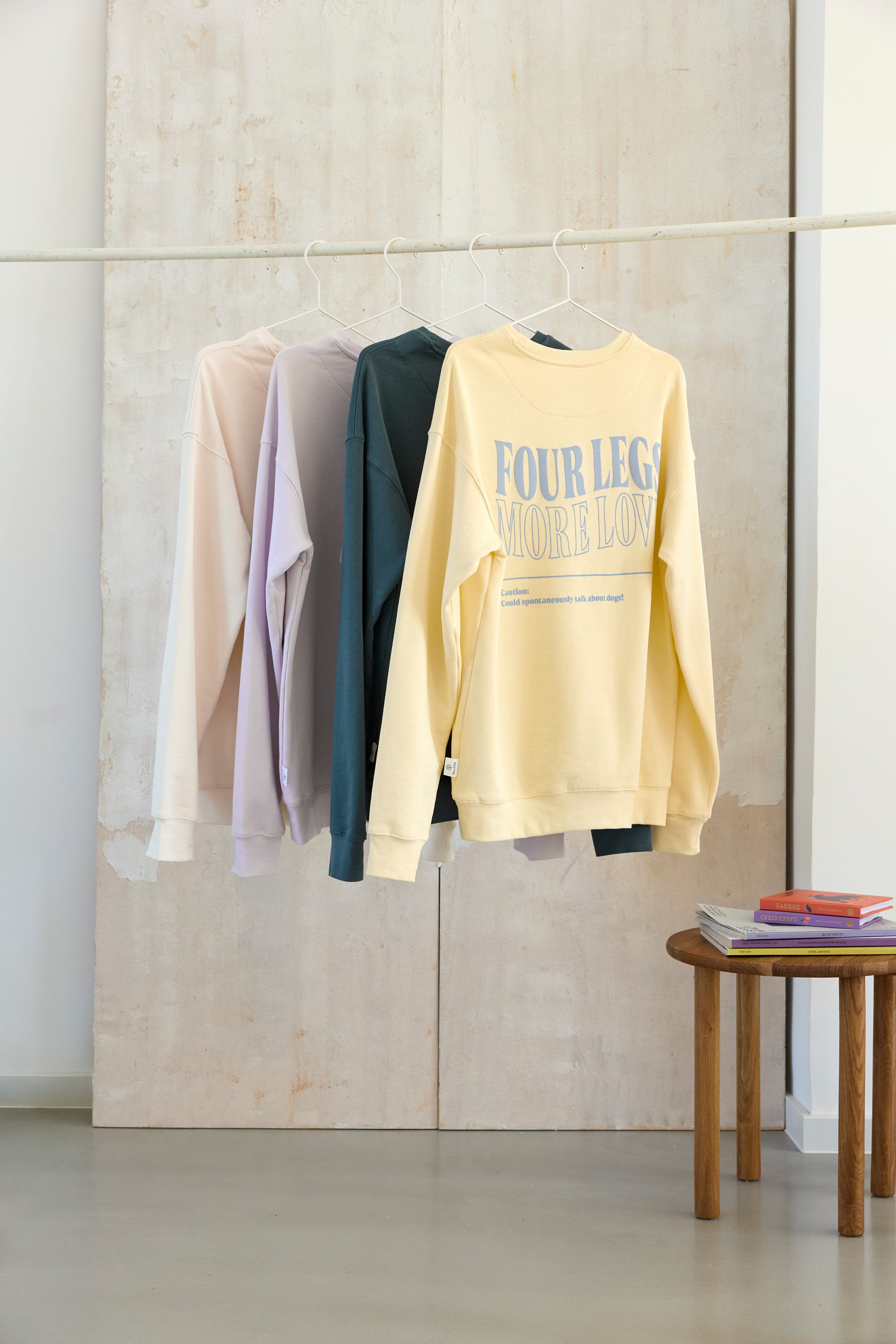 PALOPA Pullover GOTS Pullover Bio Baumwolle Hundemotiv