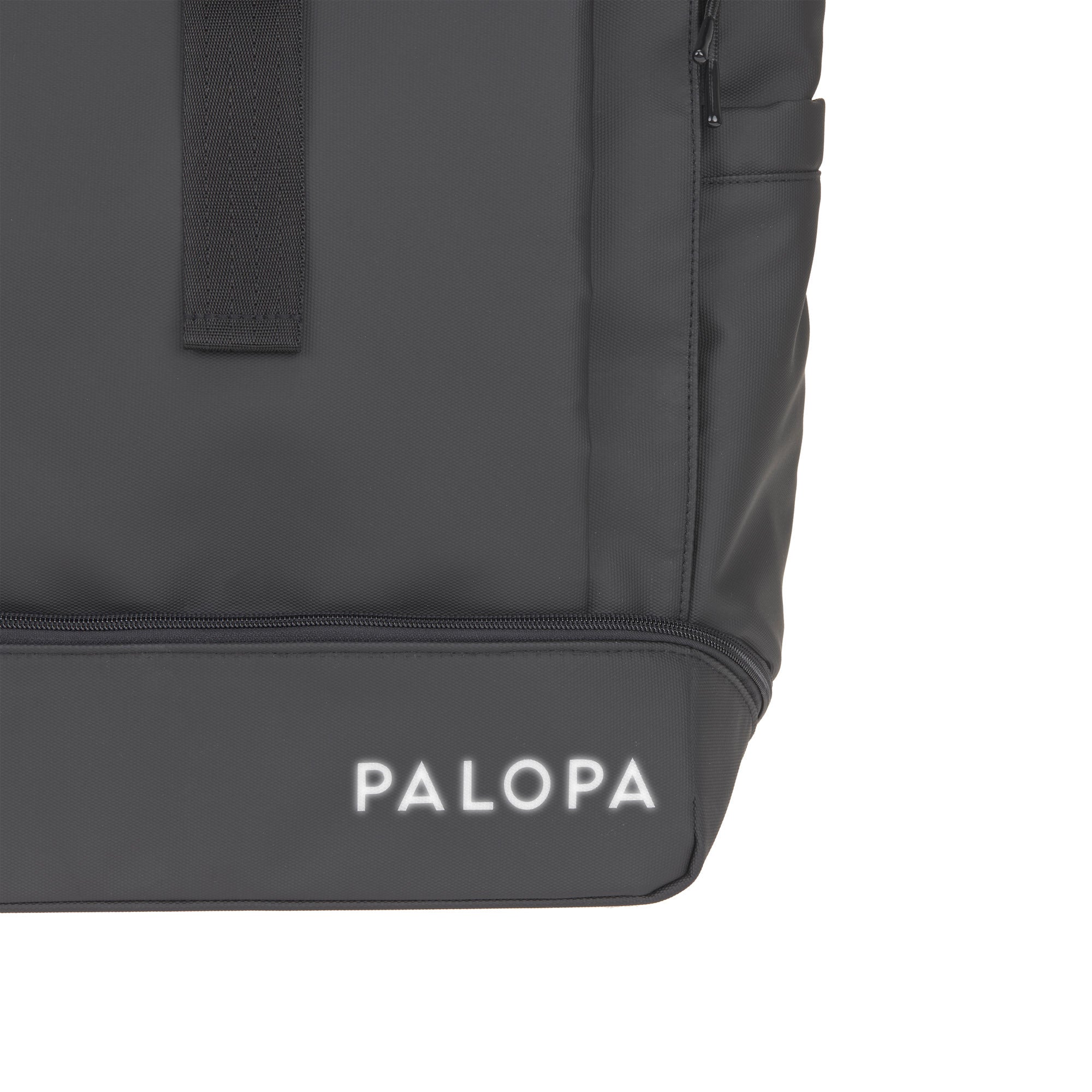 PALOPA Rucksack Rolltop Yoska Schwarz Reiserucksack wasserabweisend