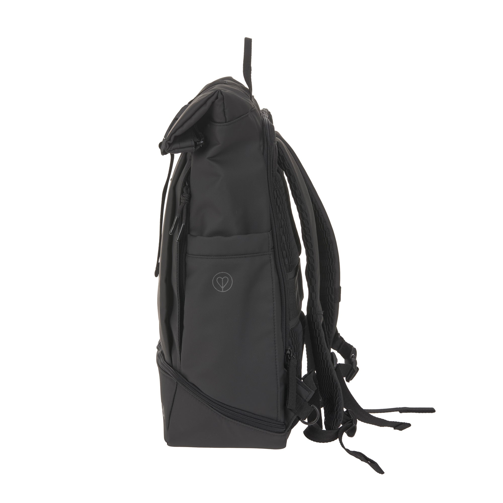 PALOPA Rucksack Rolltop Yoska Schwarz Rucksack wasserabweisend