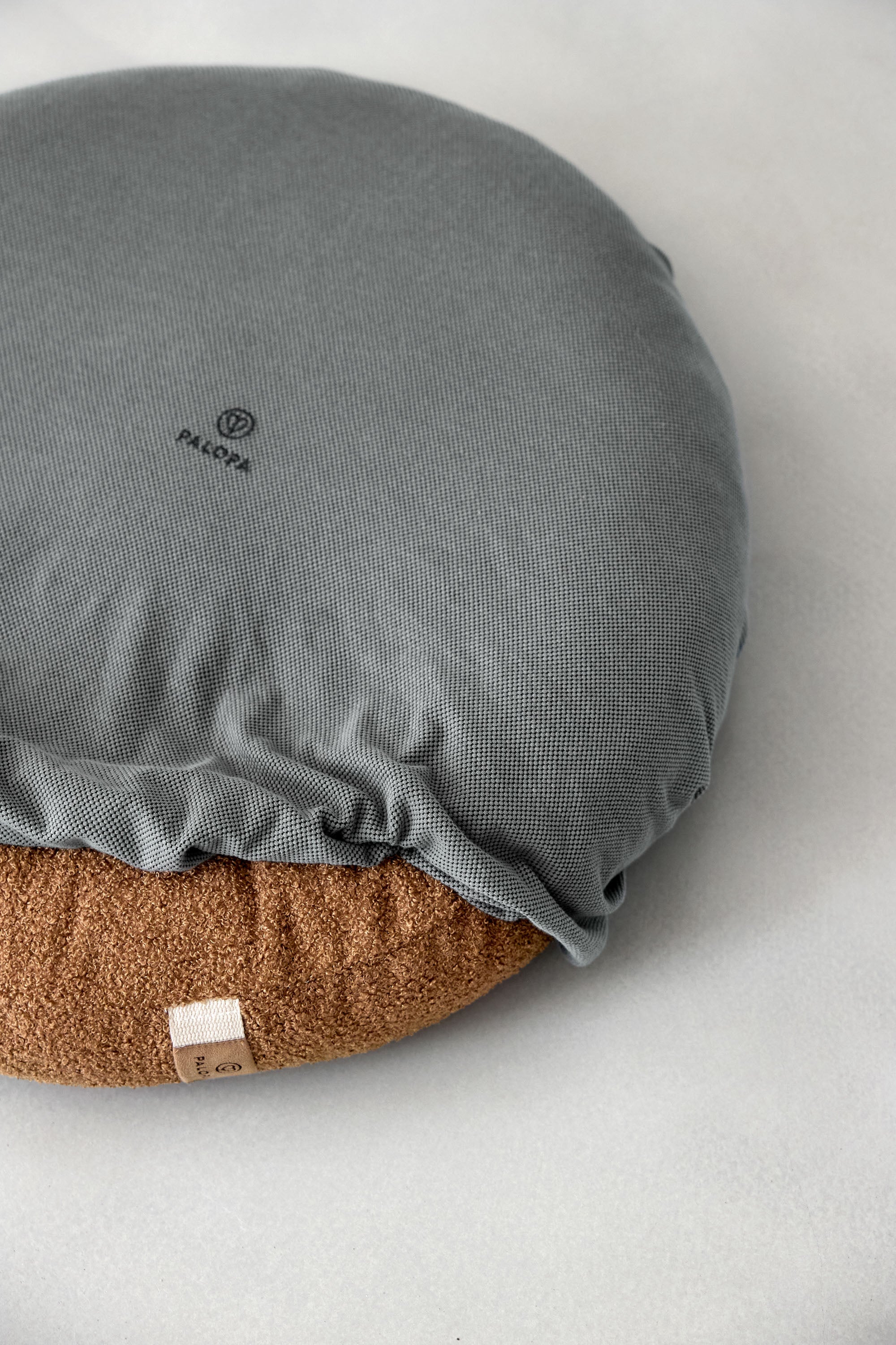 PALOPA Spannbezug Hundebett Donut Fippa Anthrazit Bezug Hundekissen Hundebett waschbar