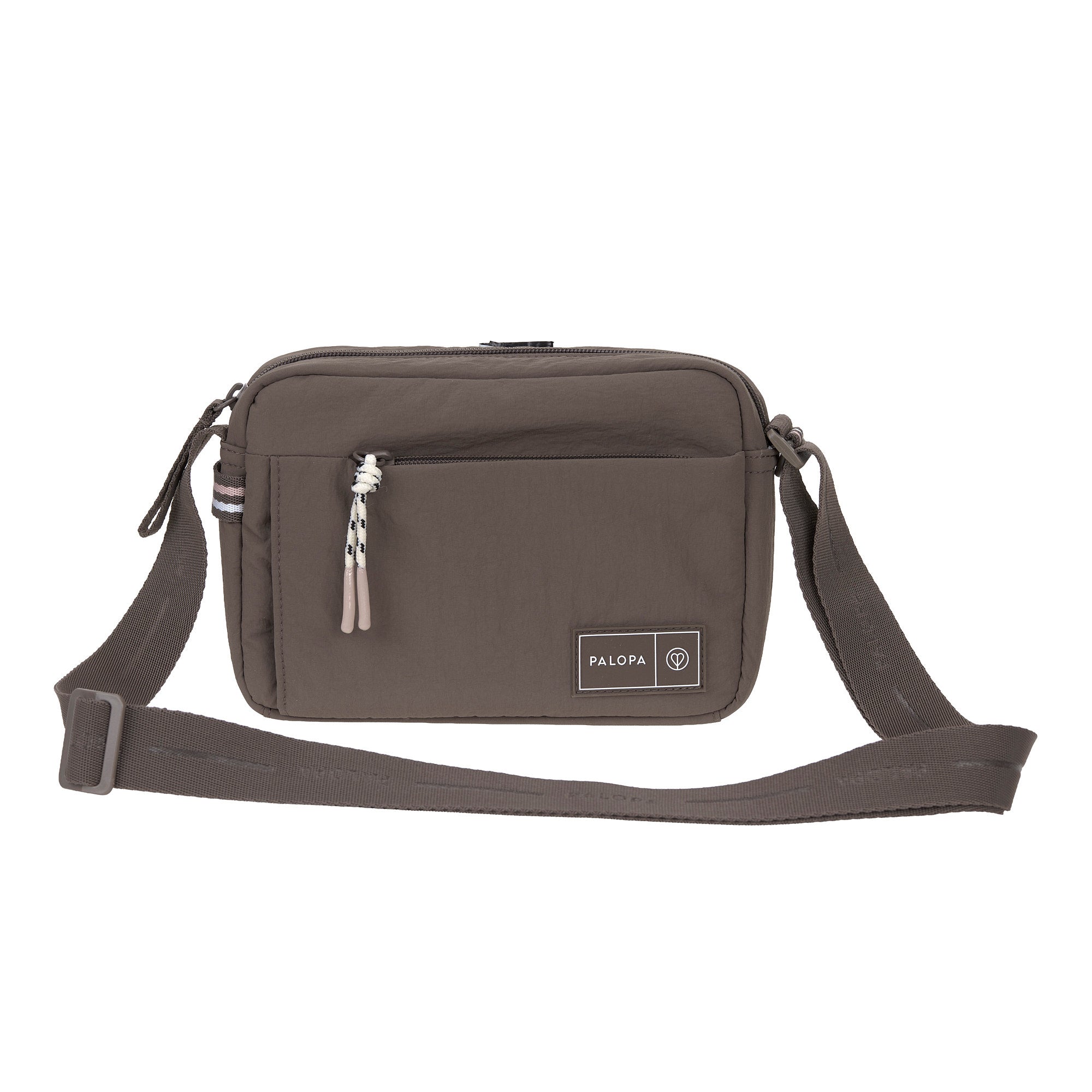 PALOPA Square Bag Noka Crinkled chocolate Leckerlitasche zum Umhängen