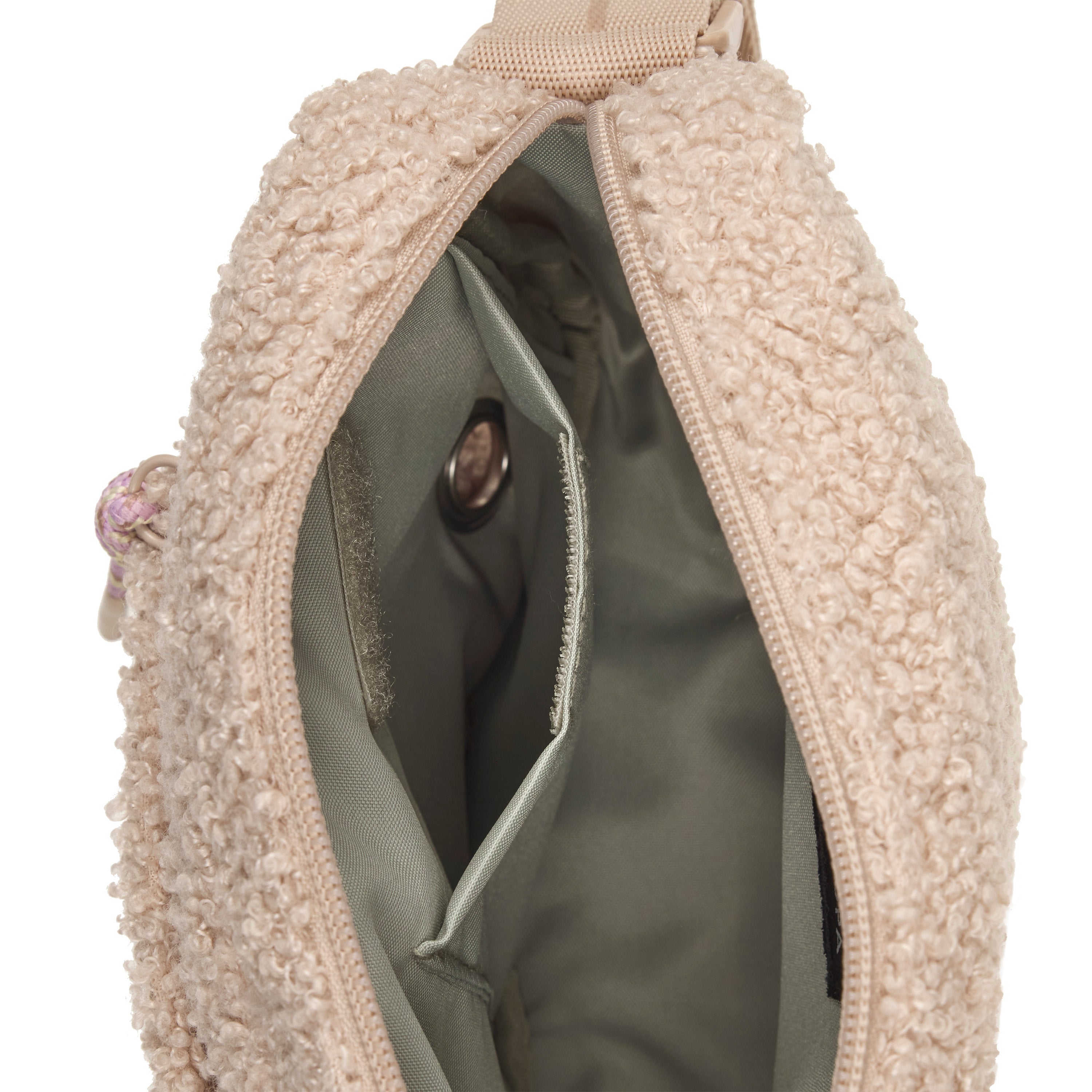 PALOPA Square Bag Noka Teddy-Fleece Beige - Limited Edition Leckerlitasche Hund waschbar waschmaschinengeeignet
