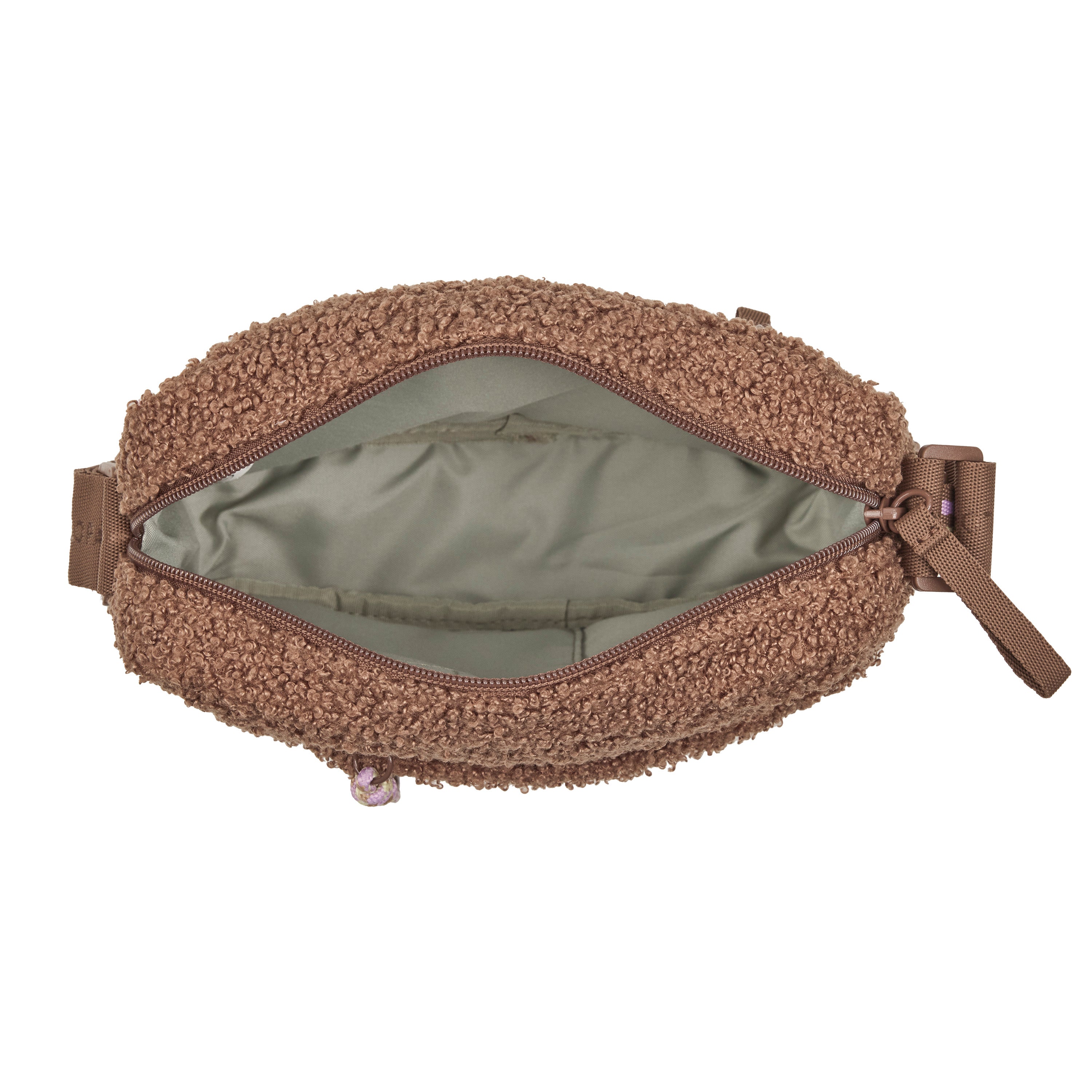 PALOPA Square Bag Noka Teddy-Fleece Brown - Limited Edition Leckerlitasche Hund Bouclé