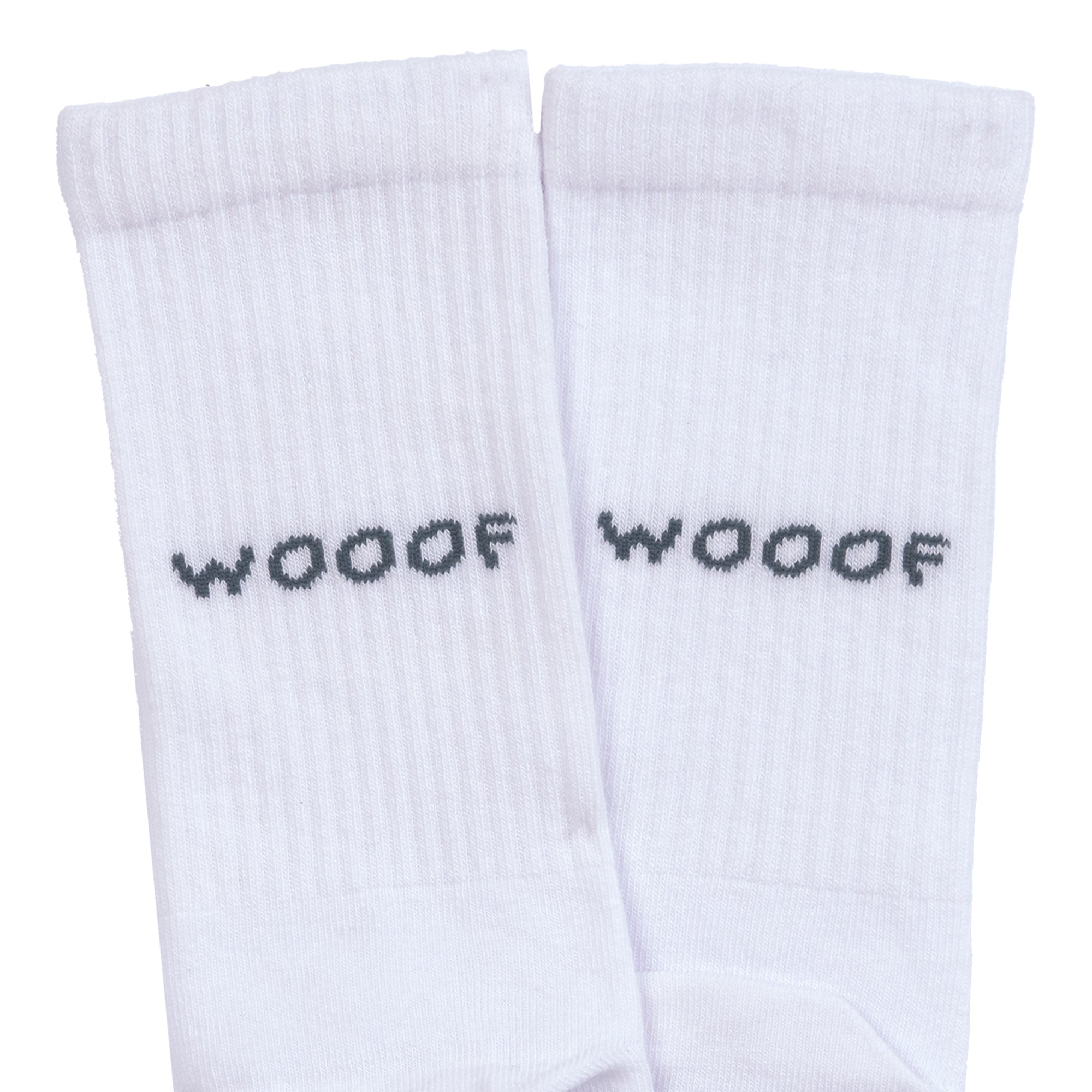 PALOPA Tennis Socken GOTS Lettering Blue / Grey