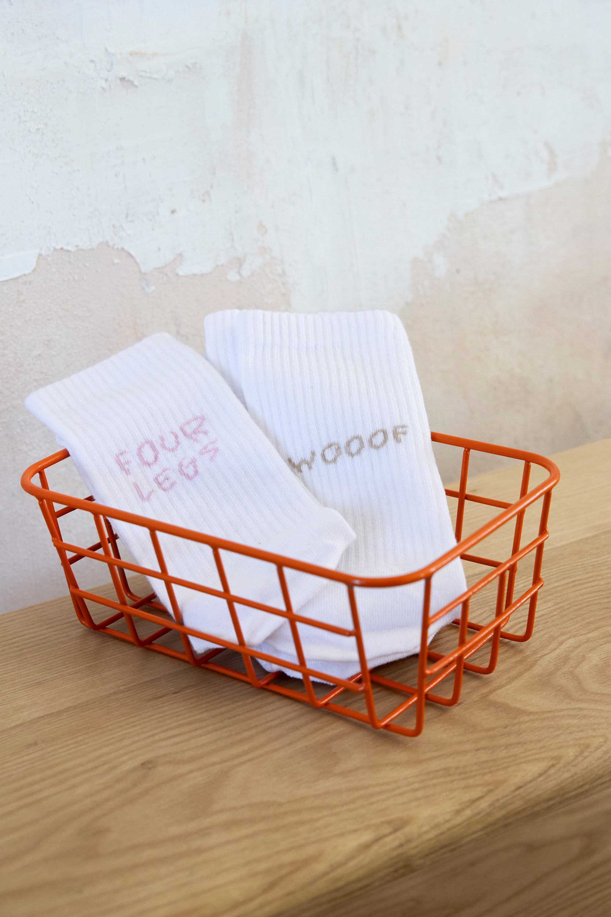 PALOPA Tennis Socken GOTS Lettering Lemon Orchid Socken PALOPA
