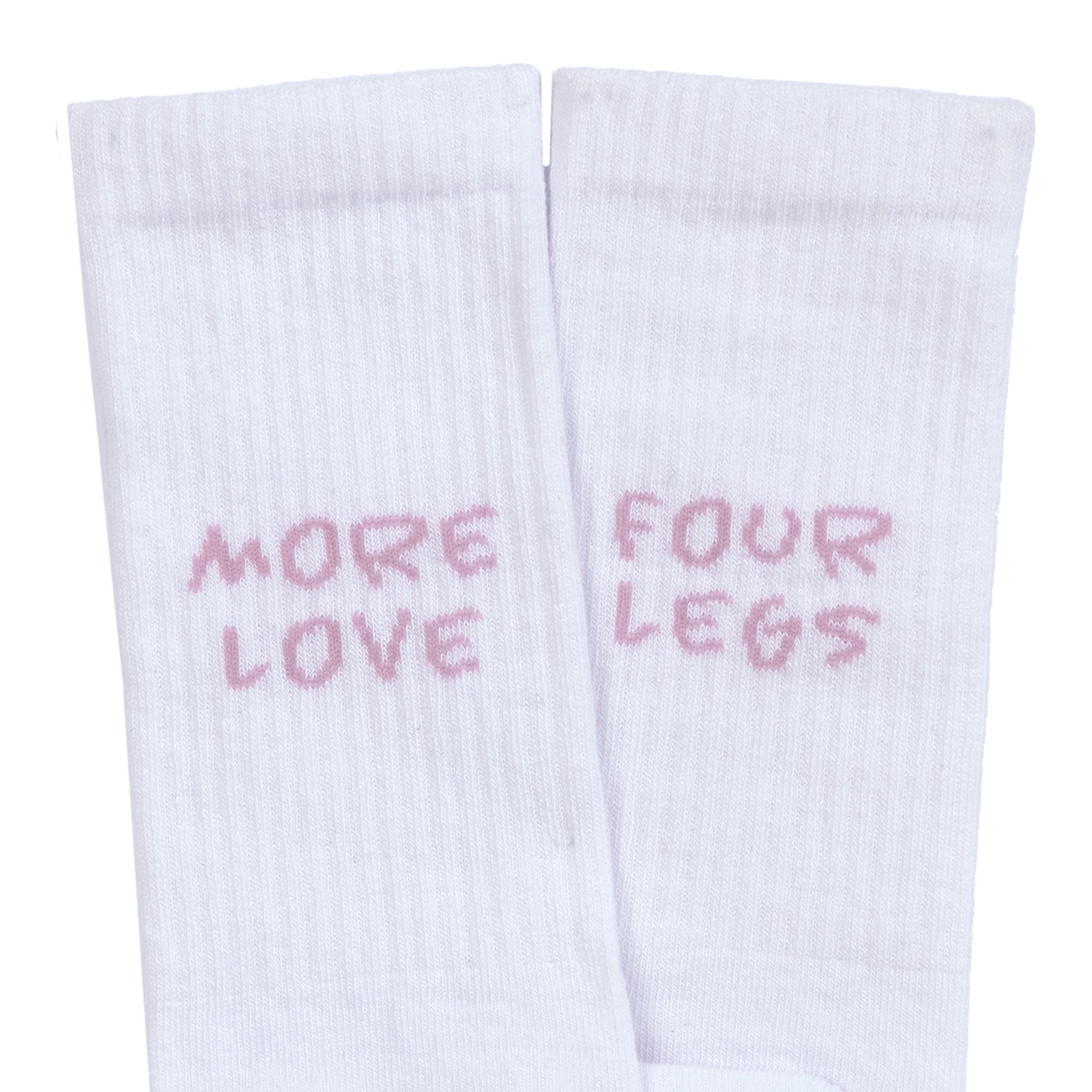PALOPA Tennis Socken GOTS Lettering Lemon Orchid Socken mit Hundemotiv
