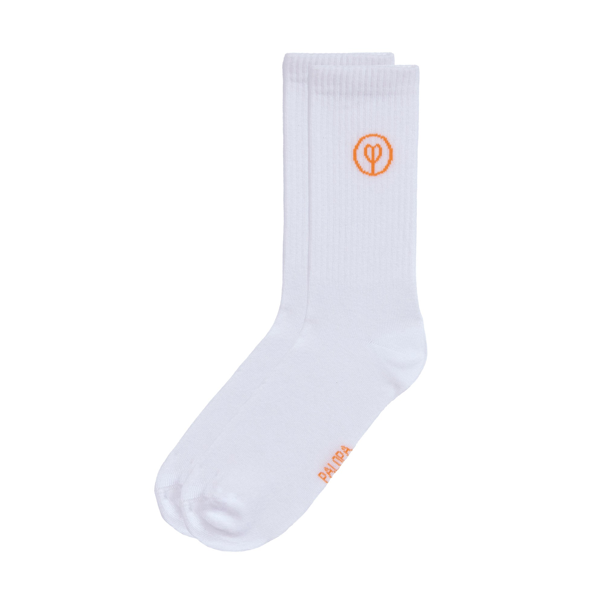 PALOPA Tennis Socken GOTS Logo Orange Blue Grey Socken mit Hundemotiv