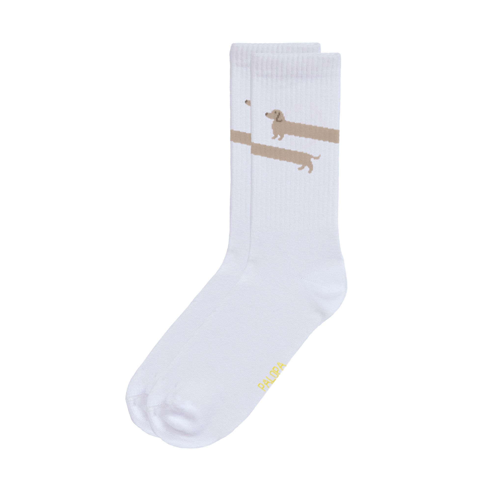 PALOPA Tennis Socken GOTS Long Badger Dog